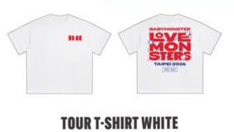 寶怪台北場限定白T