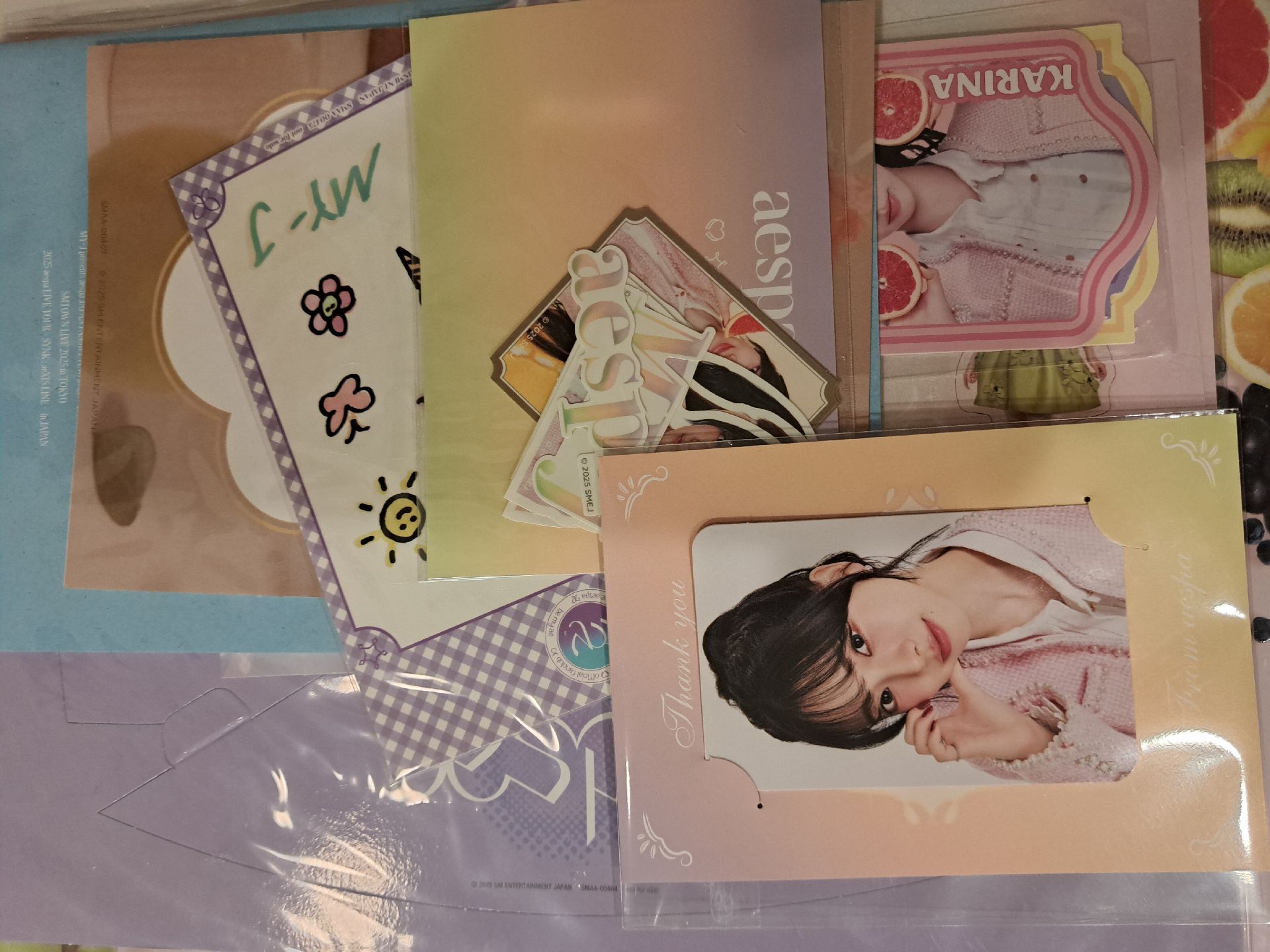 aespa karina 日本fc 會員禮組 