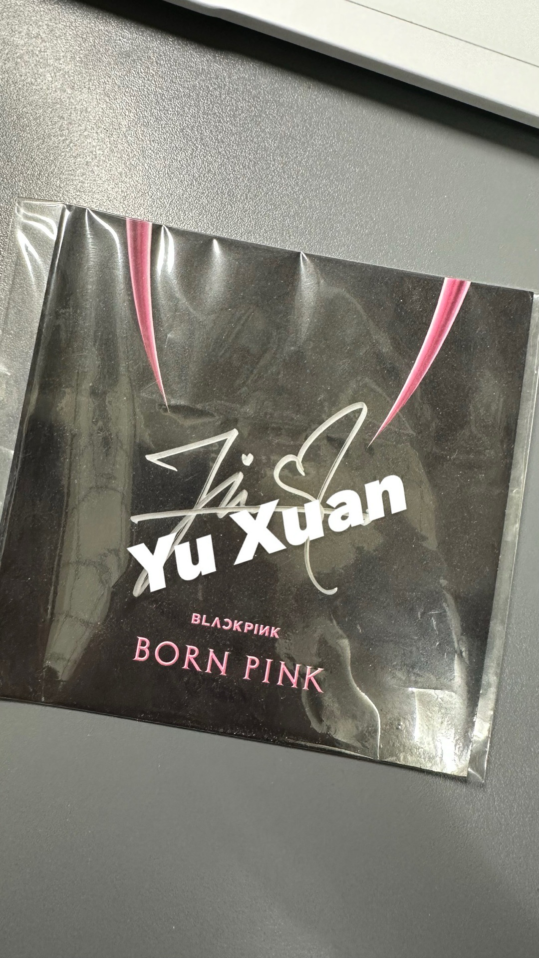 Jisoo Born Pink 簽名卡 美簽 