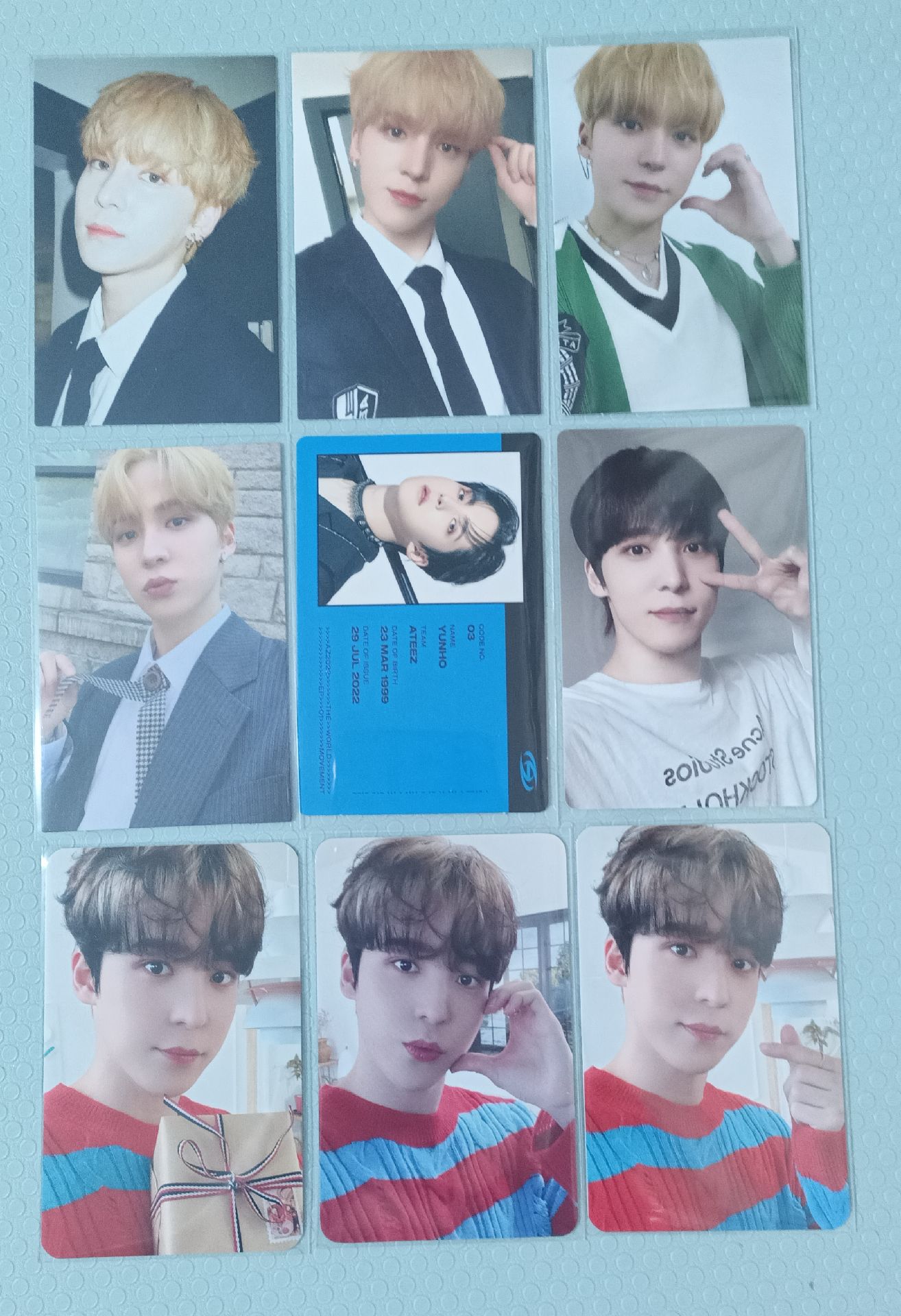 ATEEZ 潤浩 專卡 卡包卡 整圖售 迷八專卡是早期霧面卡