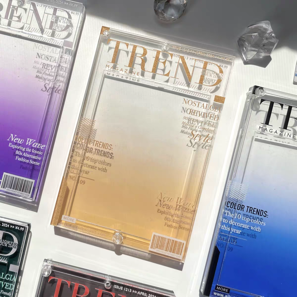 搖光企劃-未拆明信片框（黃）