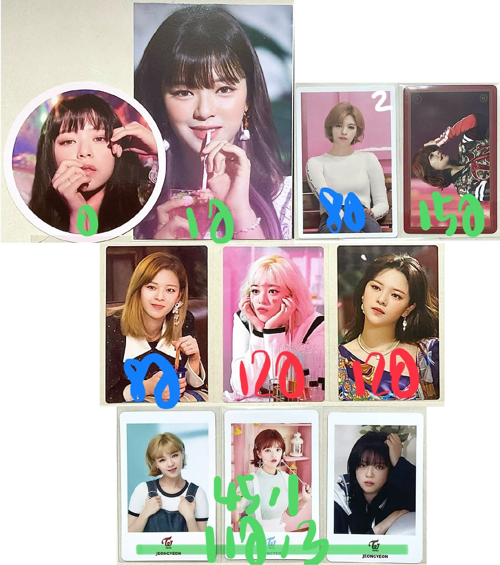 TWICE 小卡單出出清