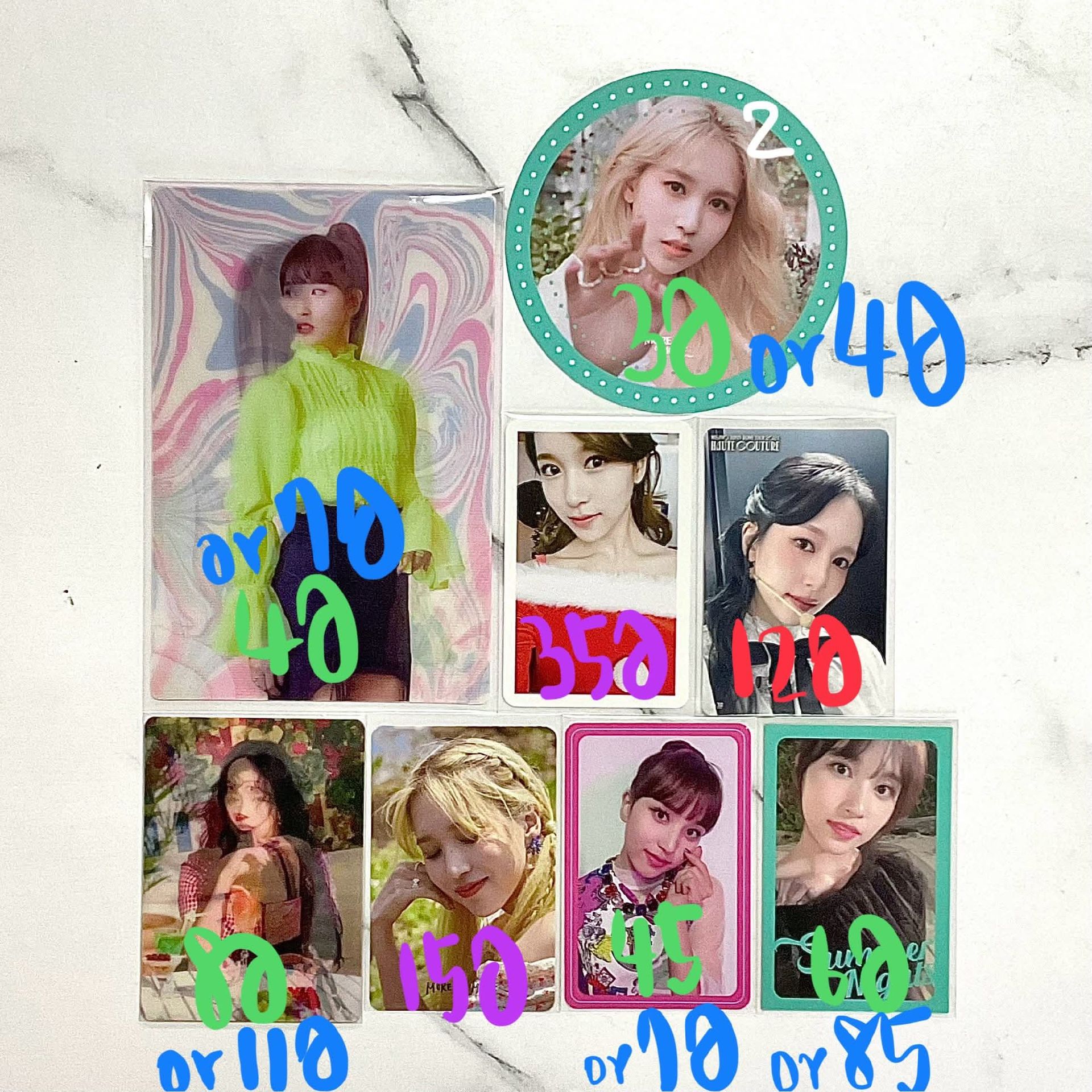 TWICE 小卡單出出清