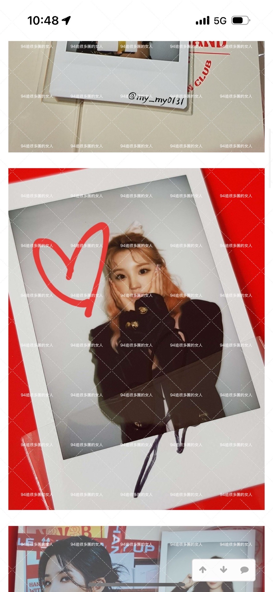 YUQI三期會員禮 已公開簽名拍立得