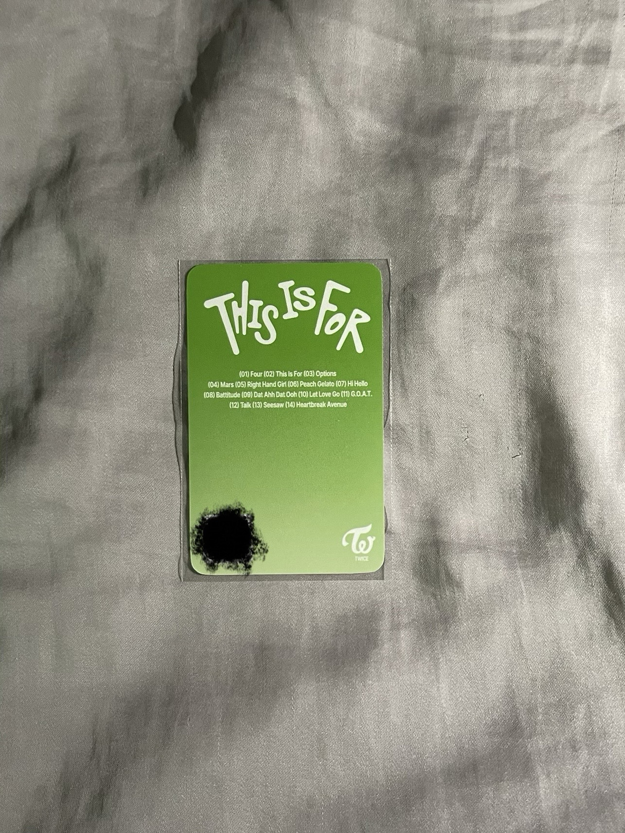 fans特典 有QRcode可以掃