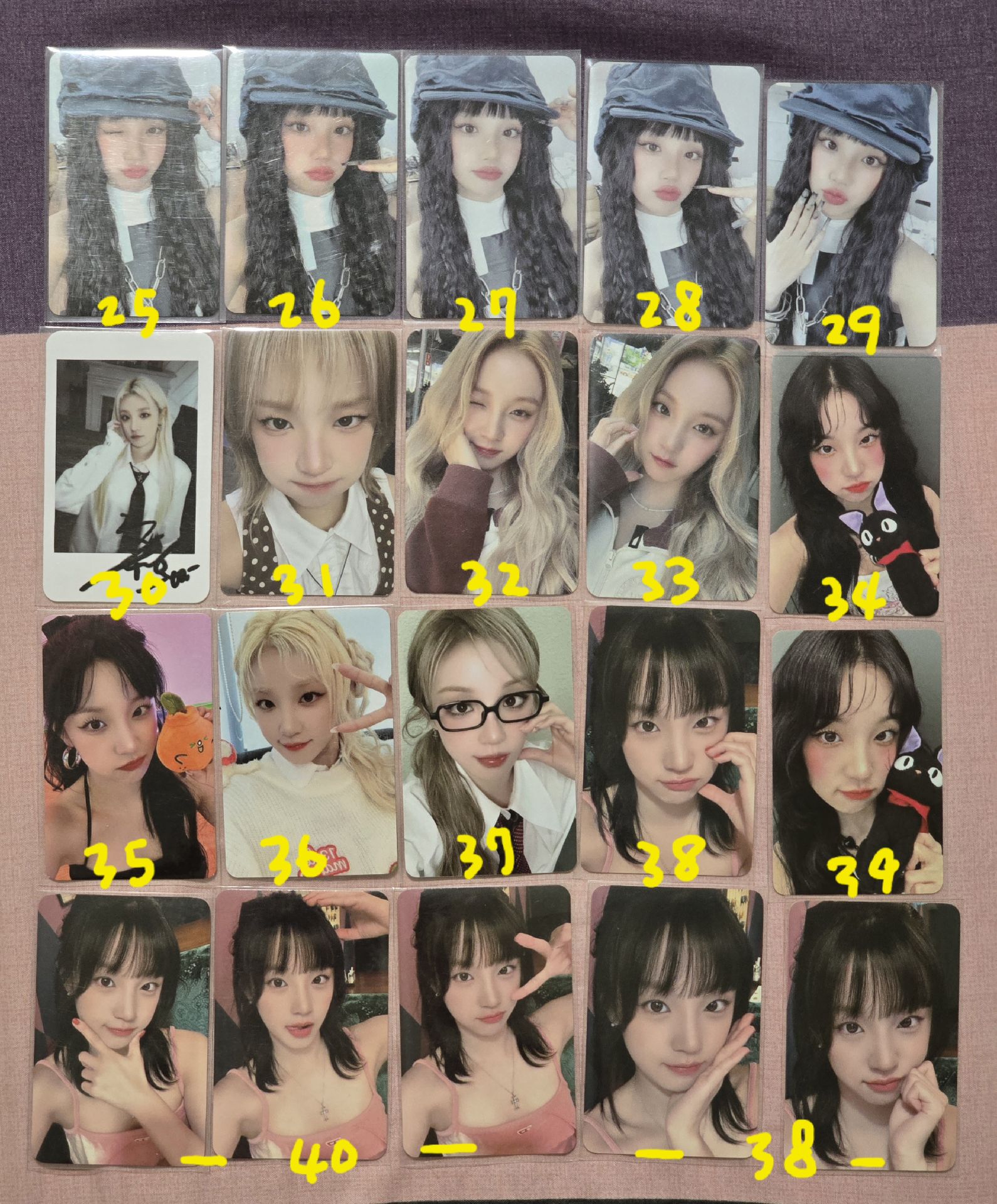 娃小卡 編號25～40