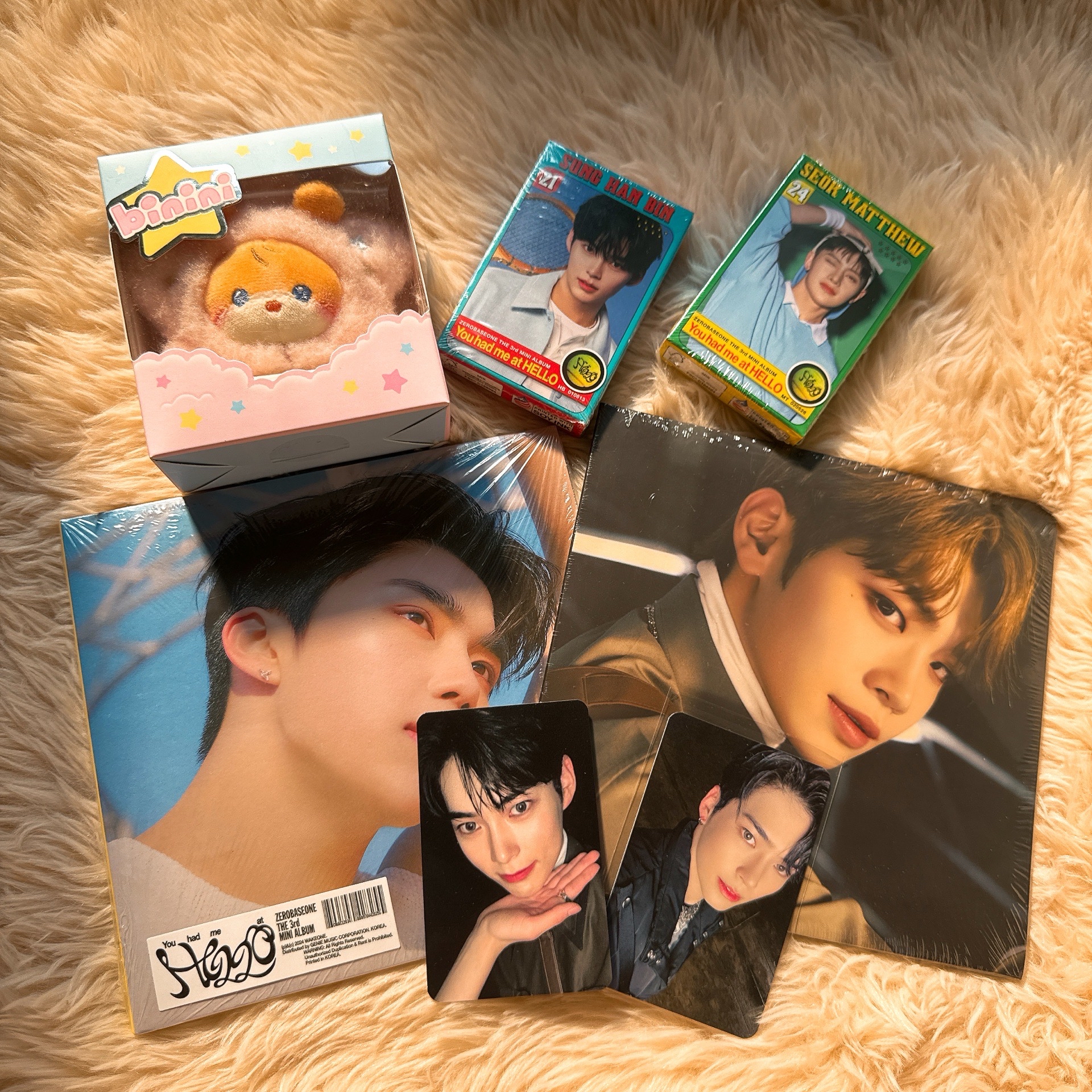 ZB1 ZEROBASEONE Zeroni 韓彬 星星娃+特典卡+未拆專