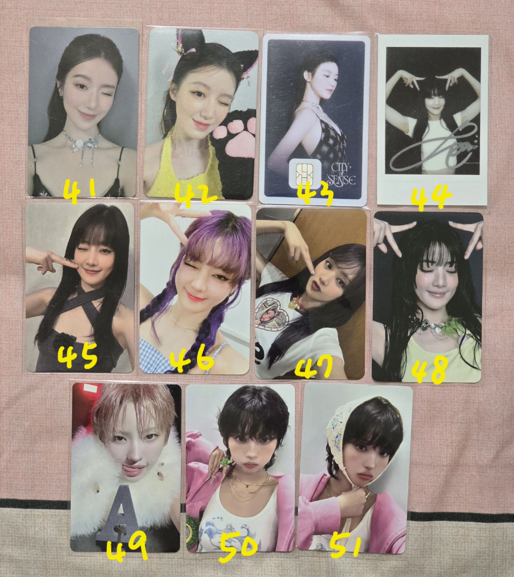 娃小卡 編號41～51