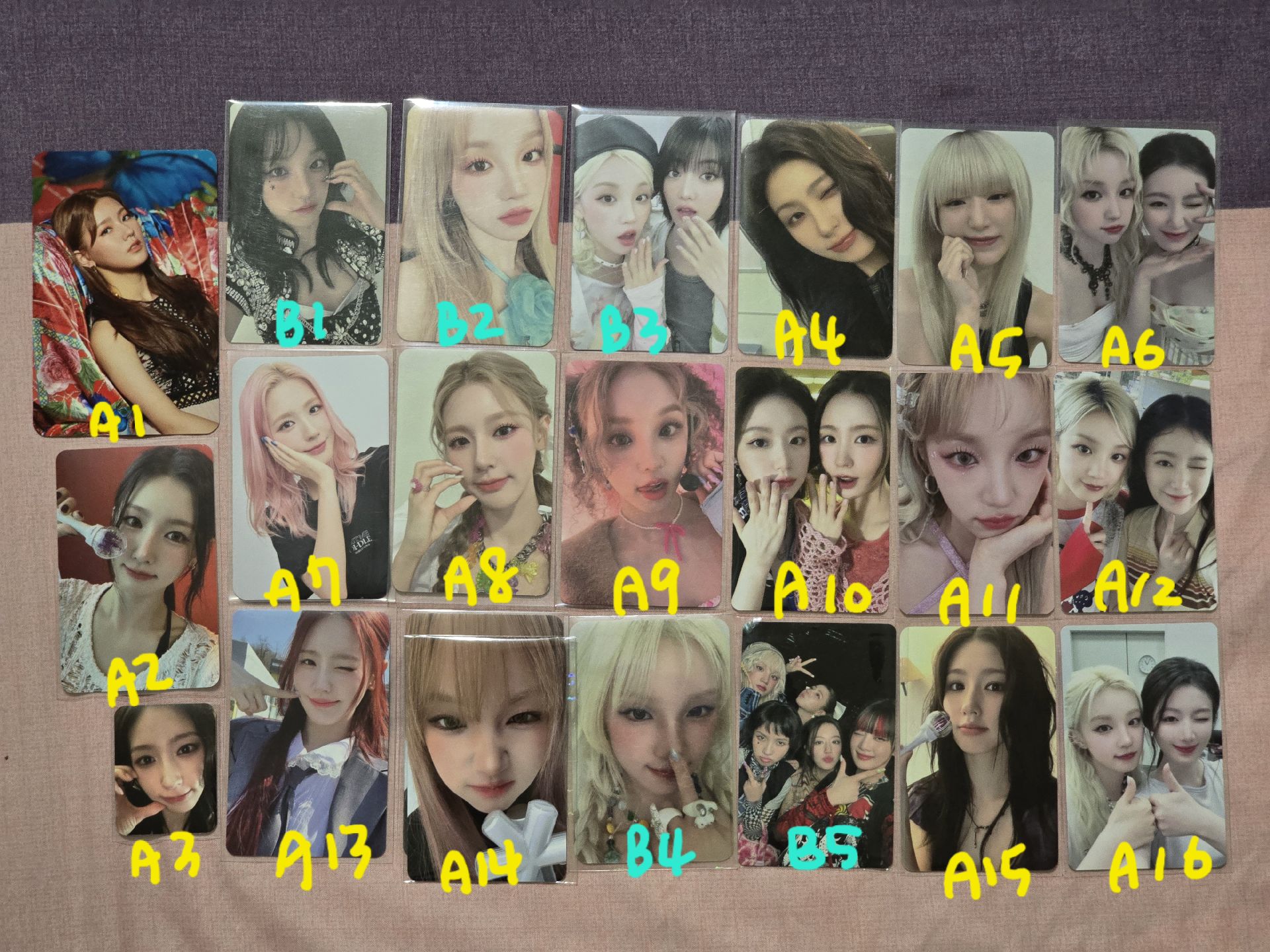 娃貴卡 編號A1～A16
