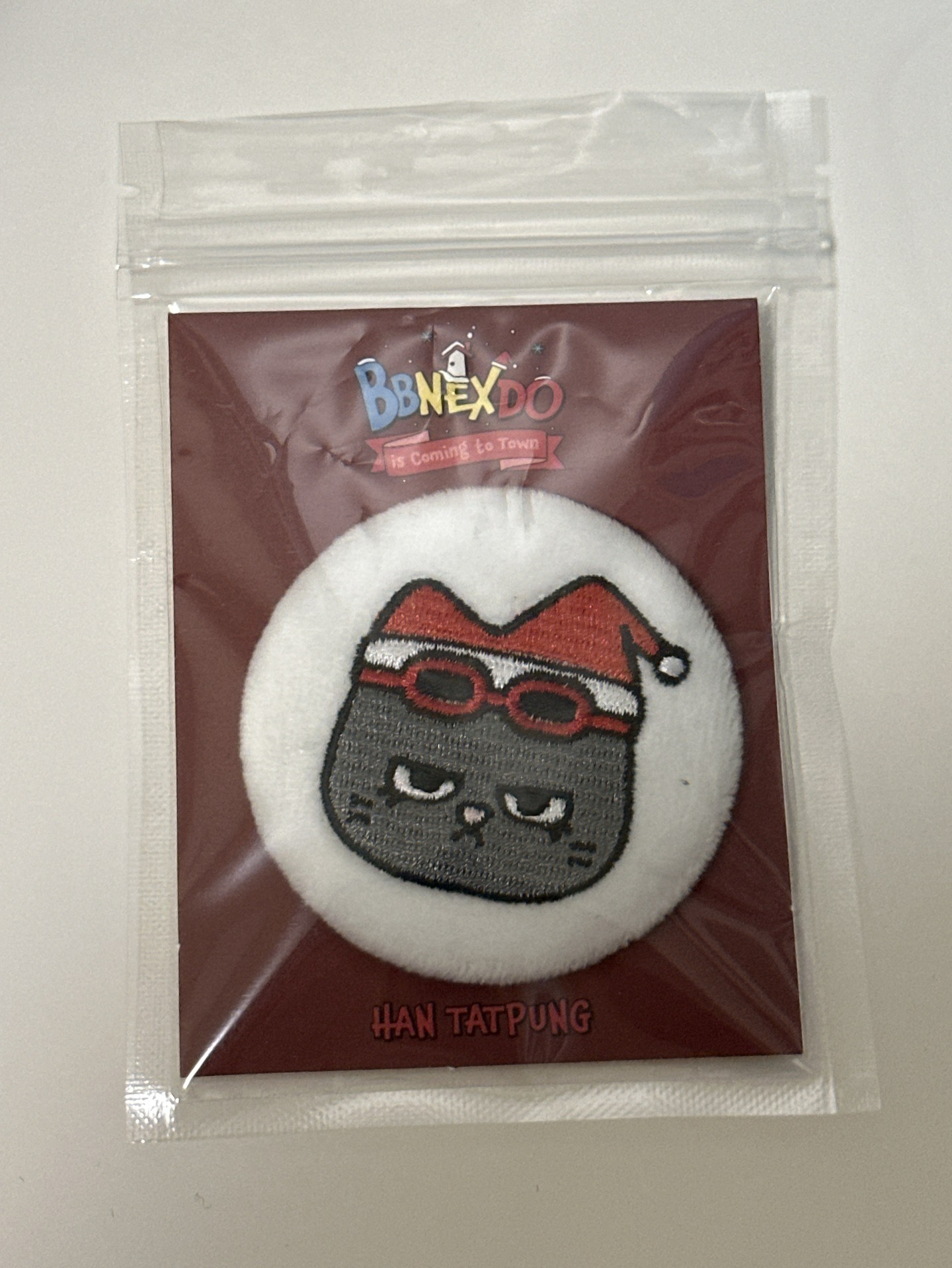 BBNEXDO 毛絨 徽章 HAN TATPUNG