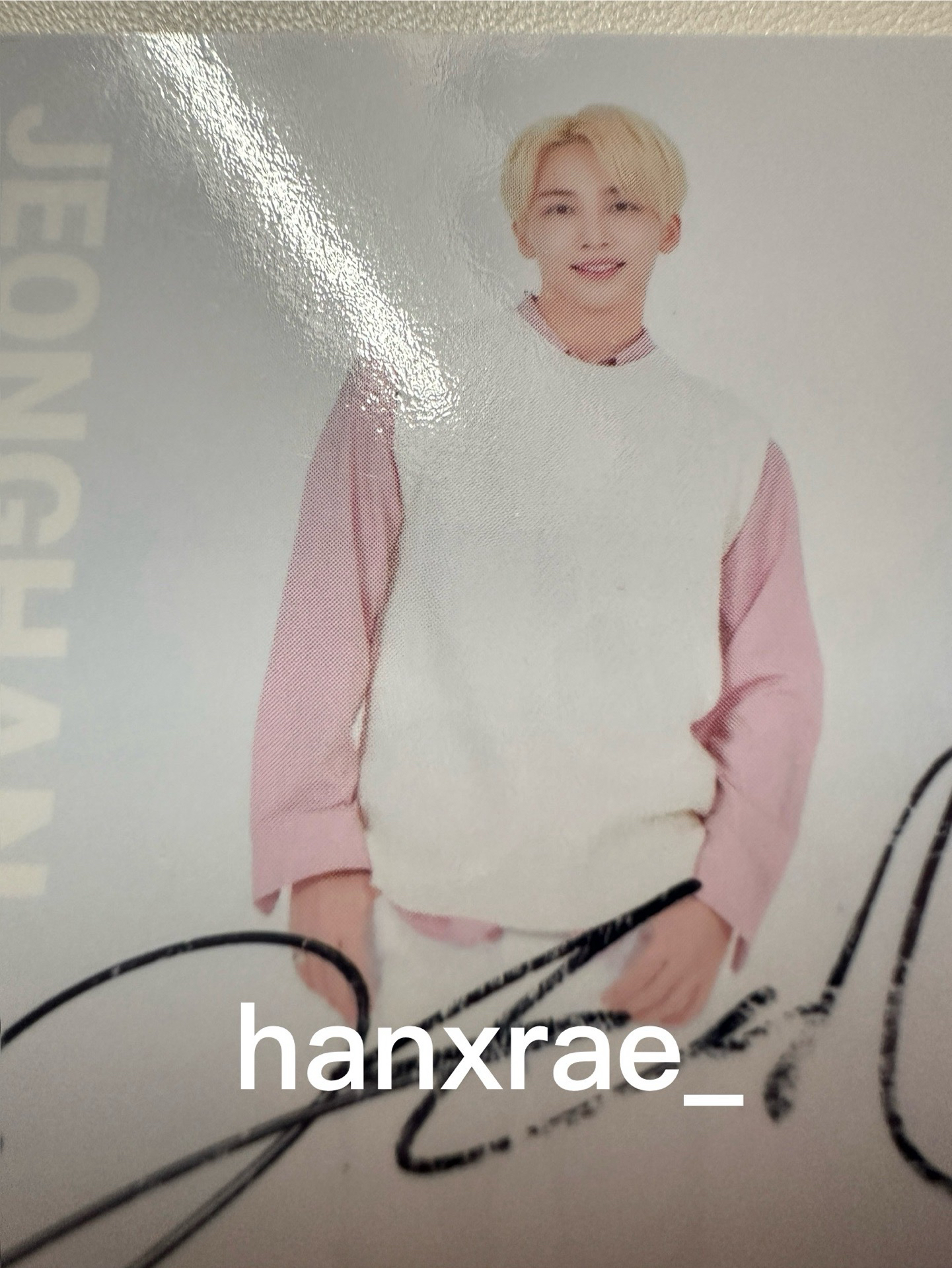 SEVENTEEN 淨漢 HARU親簽卡