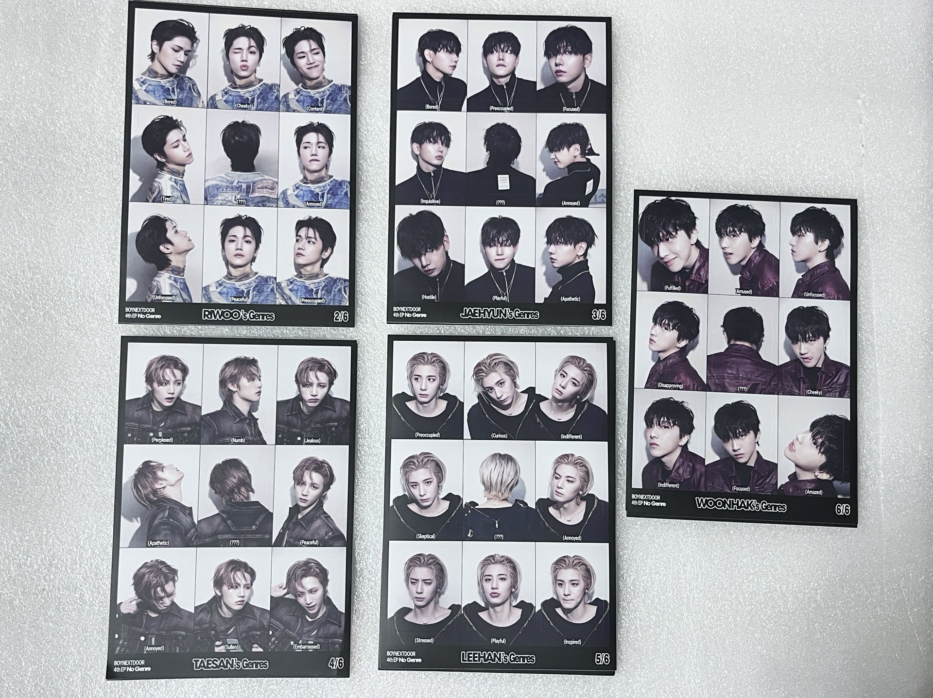 NO GENRE 專輯貼紙、明信片