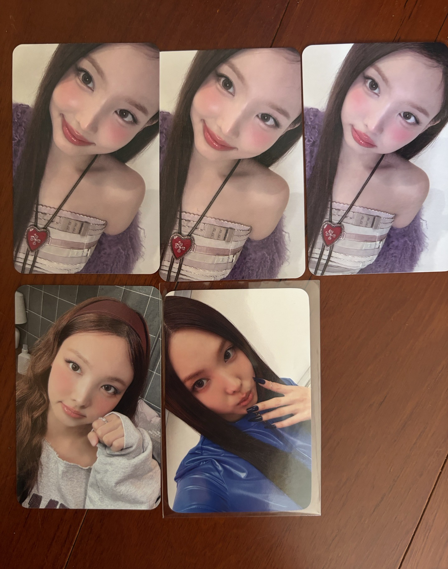 娜璉小卡 5張一起