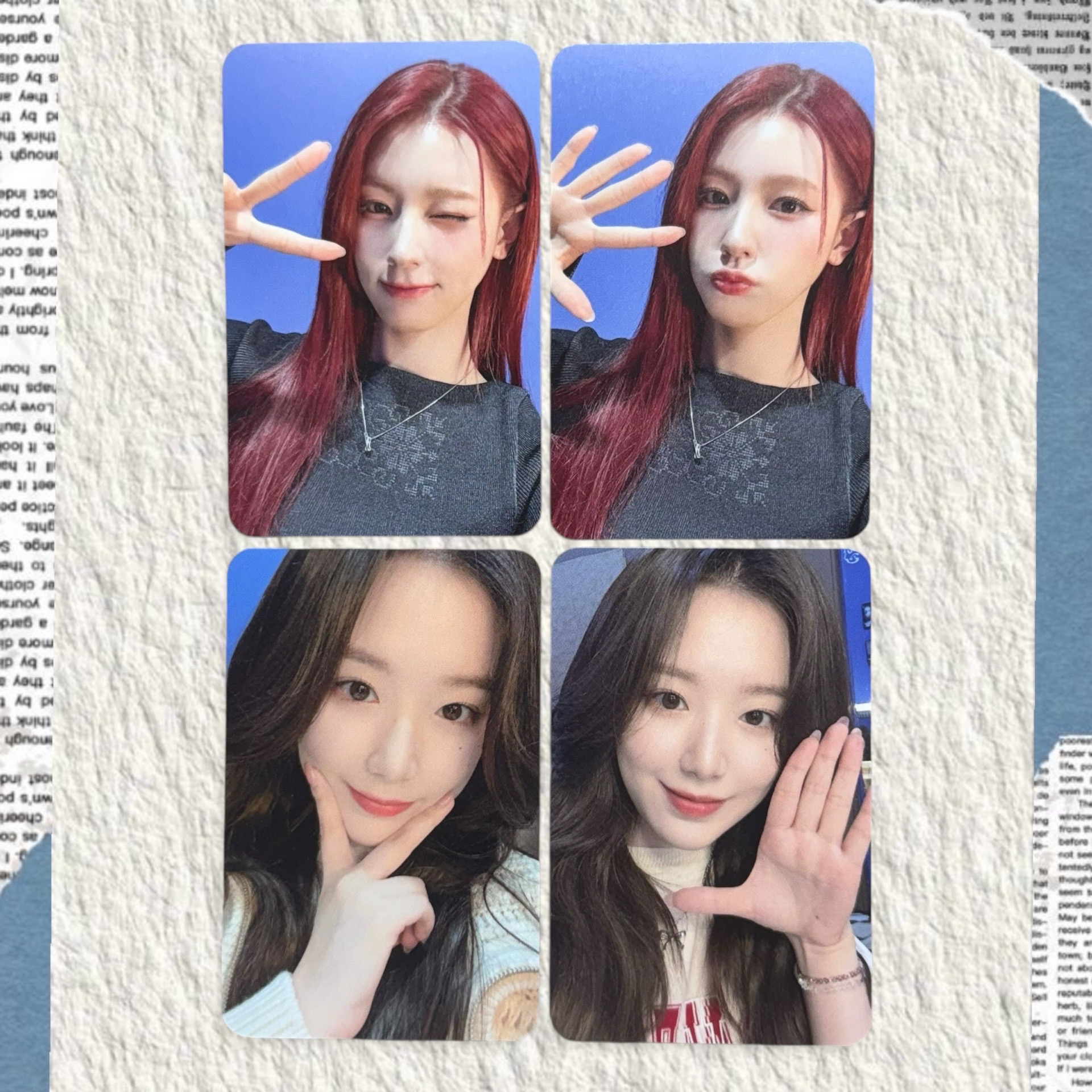 i-dle 六週年滿額卡 麵刷