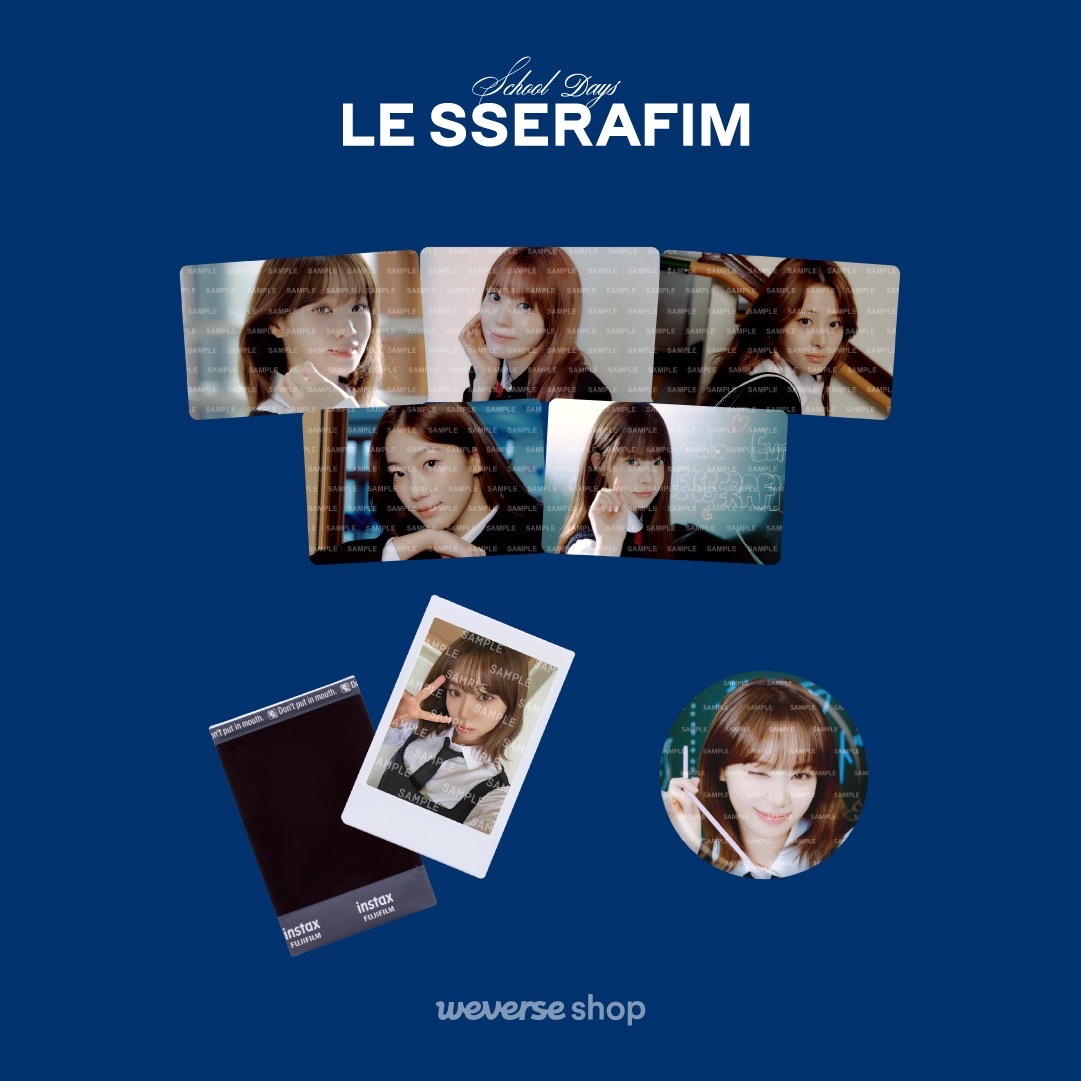 LE SSERAFIM JAPAN ORIGINAL MERCHANDISE “School Days”