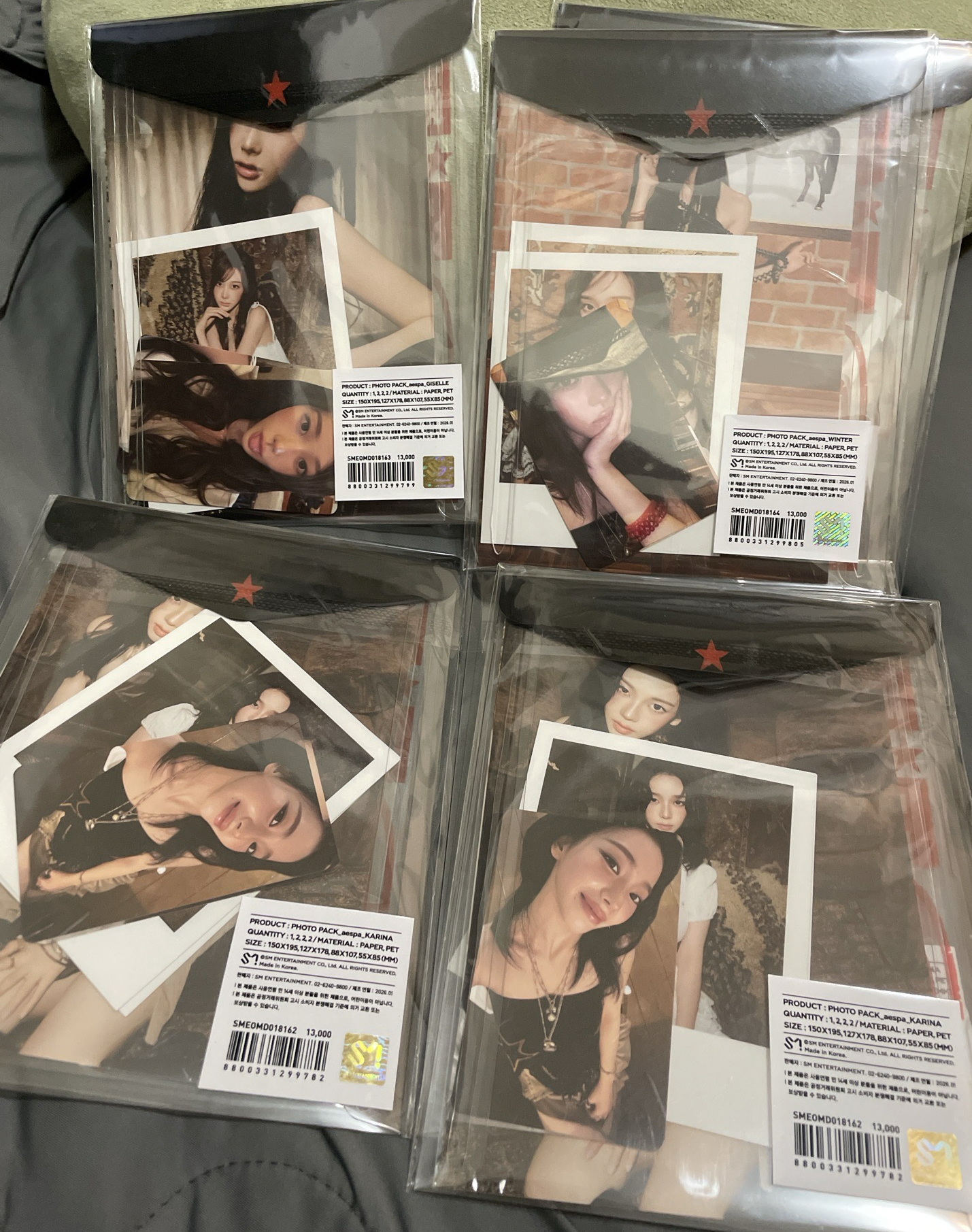 aespa 2026年曆後續 照片組全新未拆