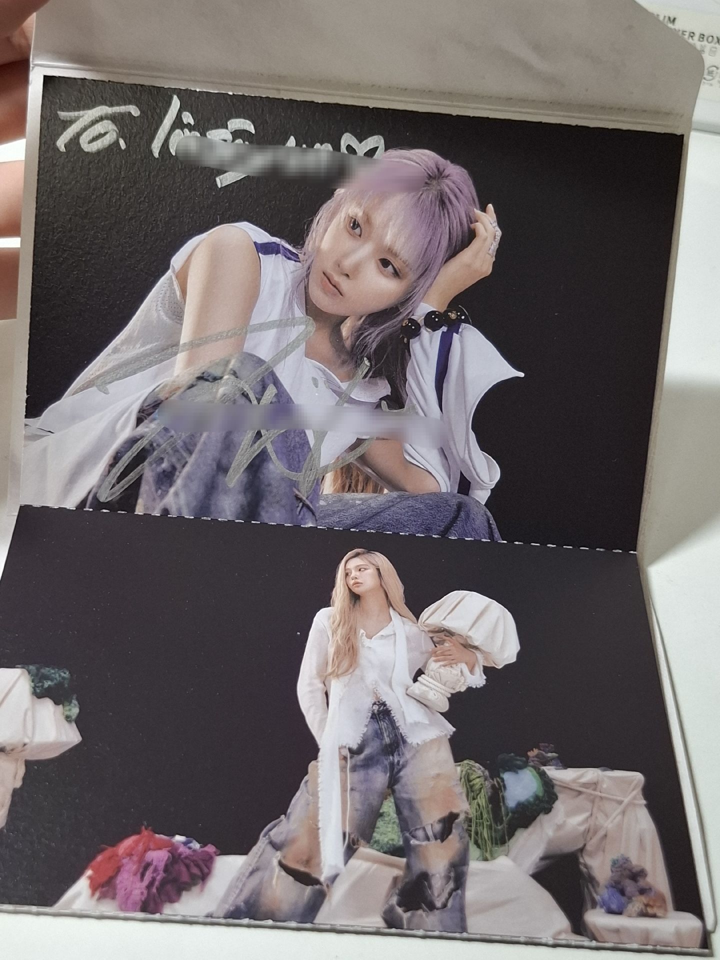 簽名明信片jiwoo