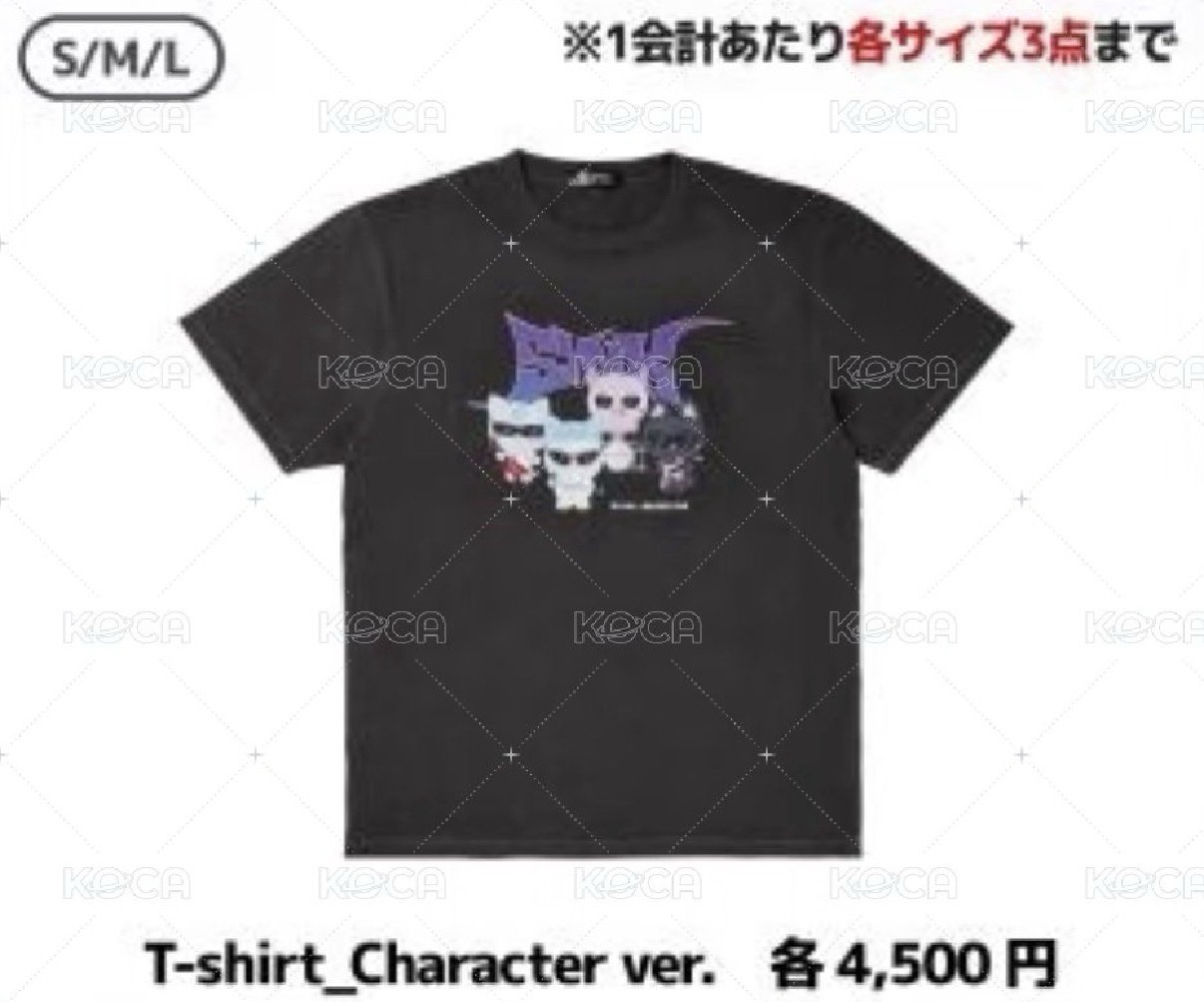 三巡 sm jp T恤 Character ver.