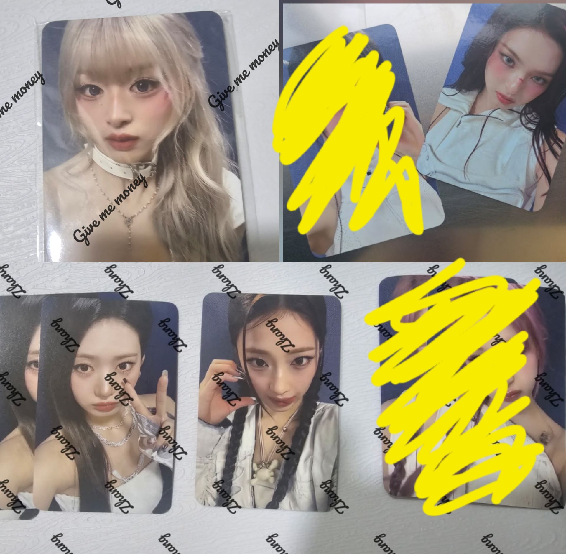 Ruka / Ahyeon / Rora / Chiquita 線下會員任務卡