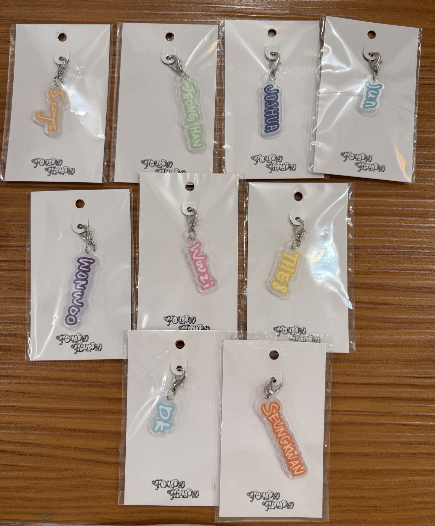 Follow Follow 展覽場限定 姓名扣環