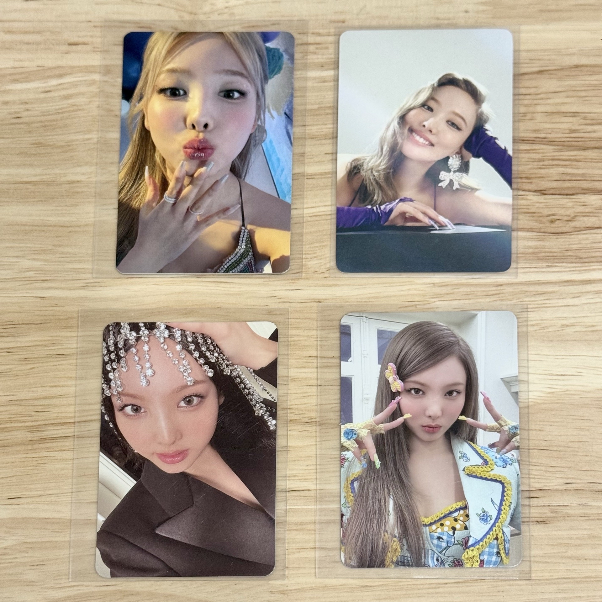 IM NAYEON小卡四張🩵
