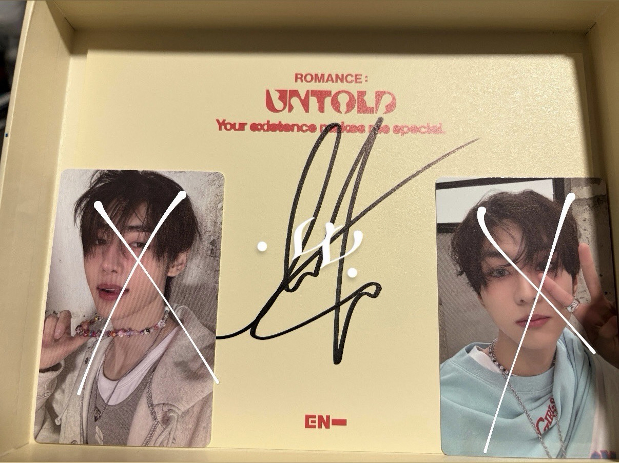 李羲承正規二限量美版親簽明信片