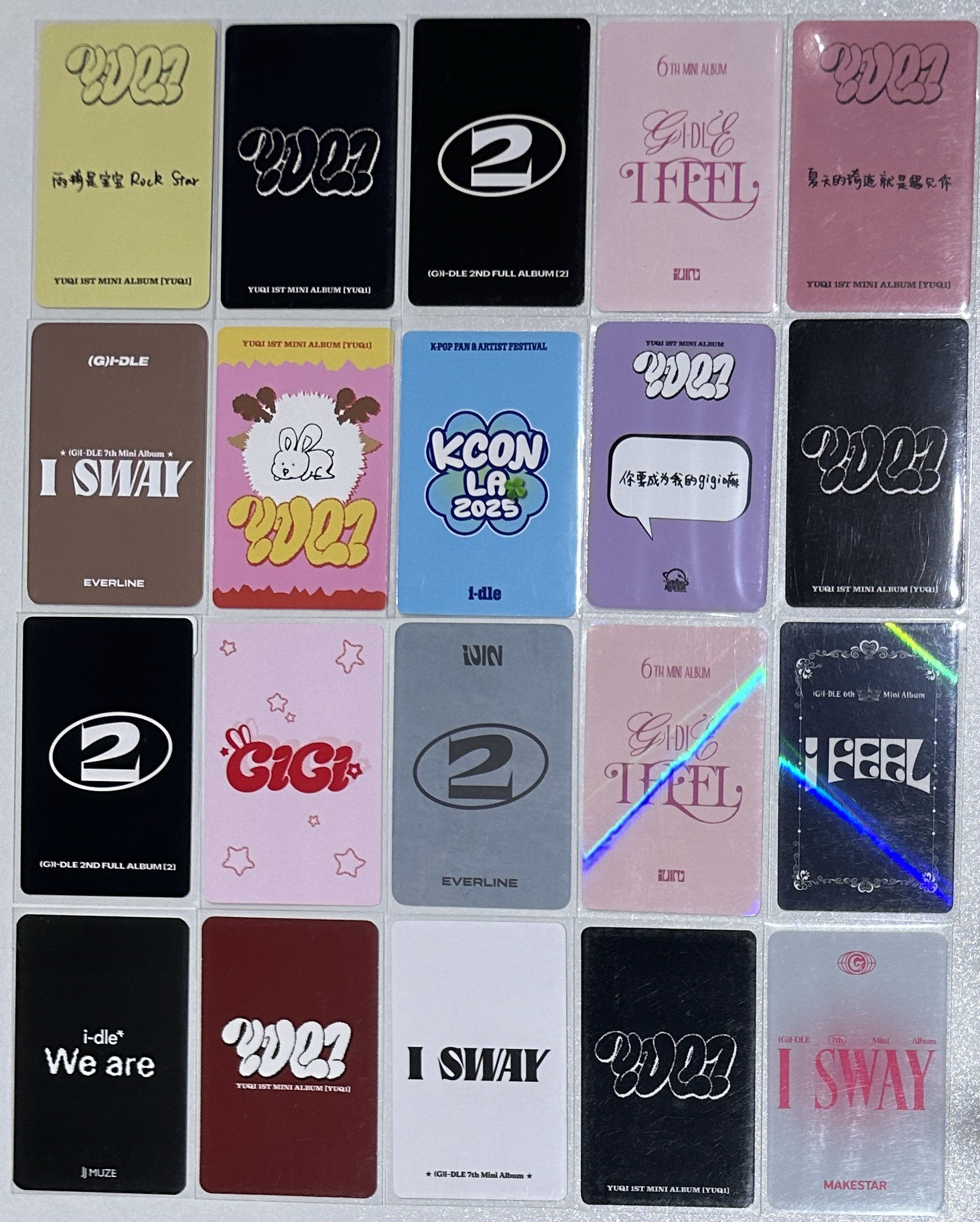 I-DLE Superstar宋雨琦 美麗小卡出清