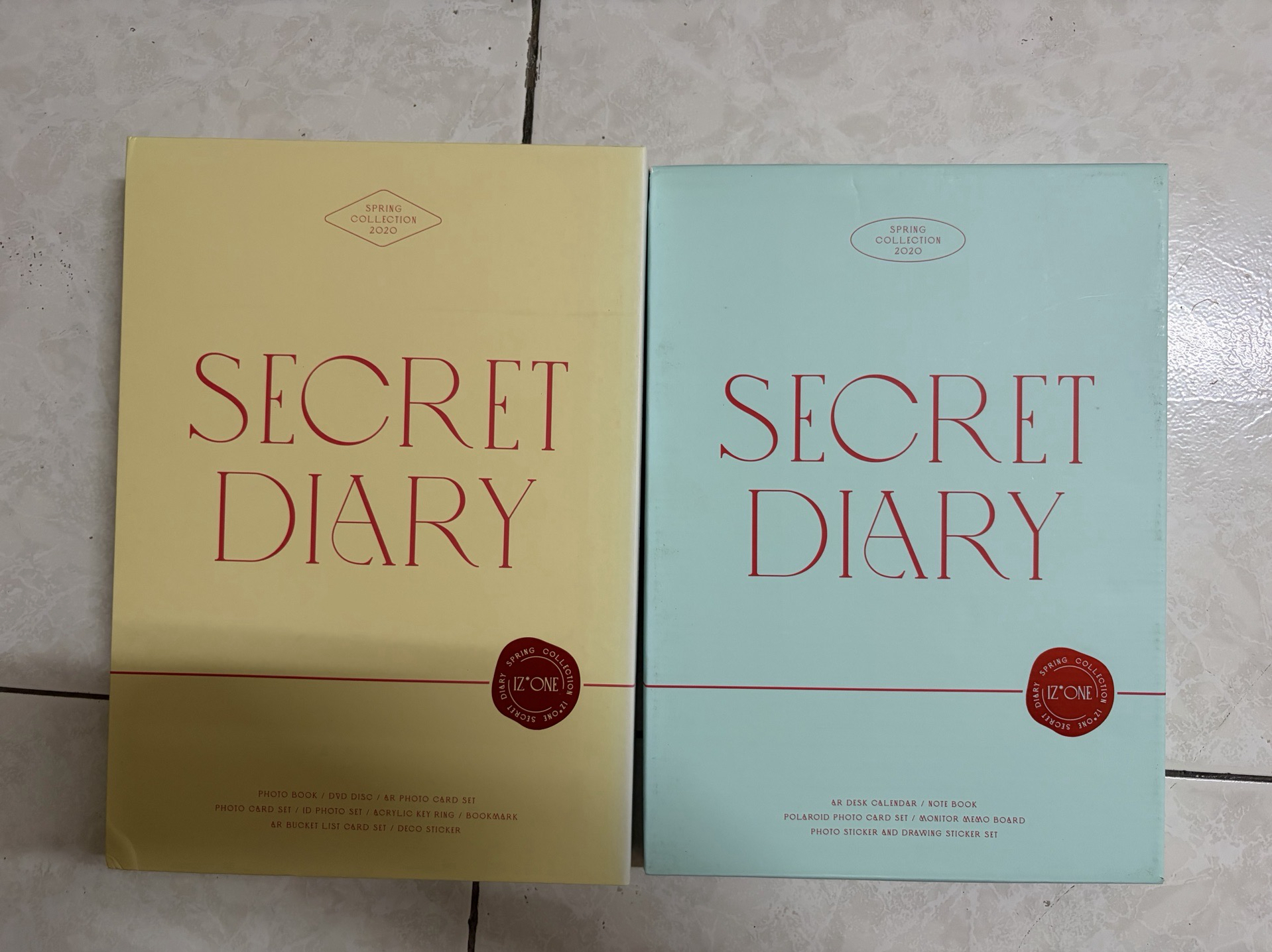 IZ*ONE SECRET DIARY Photobook Package 寫真集 年曆組（瑕疵較嚴重）