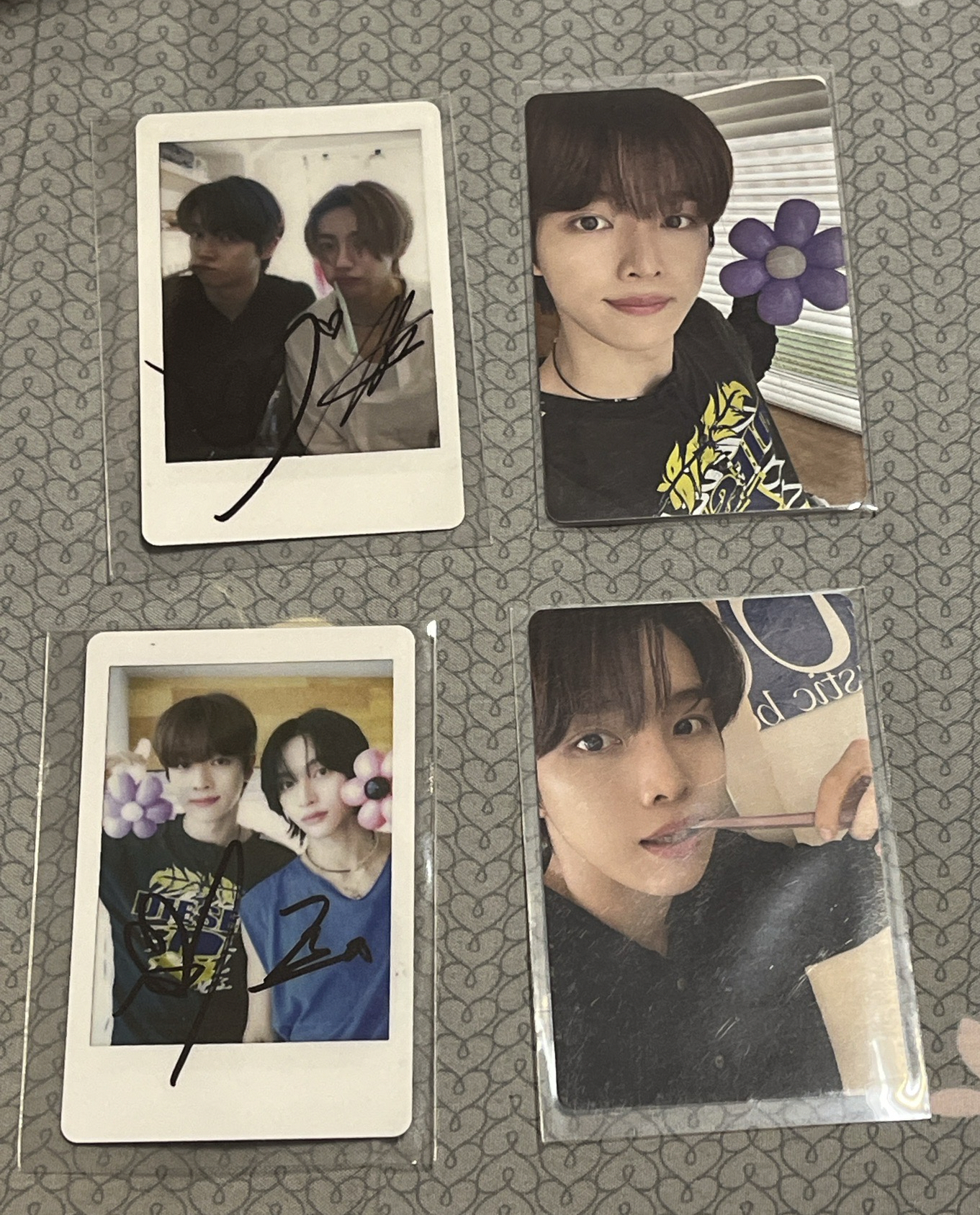 D社寫真 四張不拆  鄭成燦 朴元彬 李燦榮