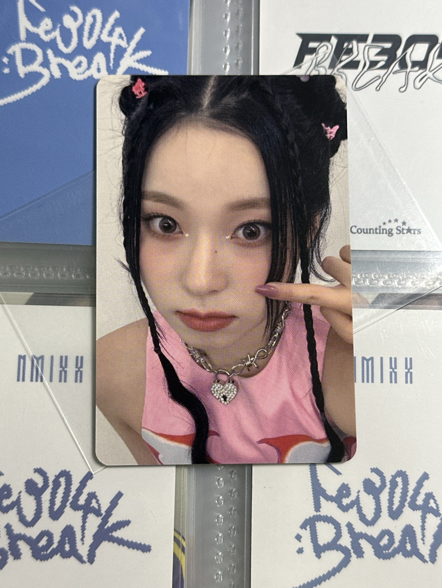 NMIXX wm簽售粉衣圭