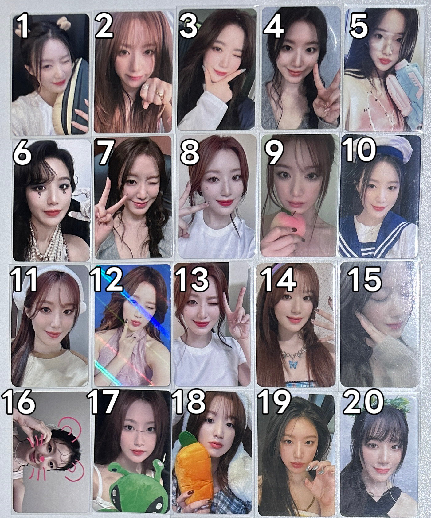 I-DLE 很愛問我是誰的葉舒華 美麗小卡出清