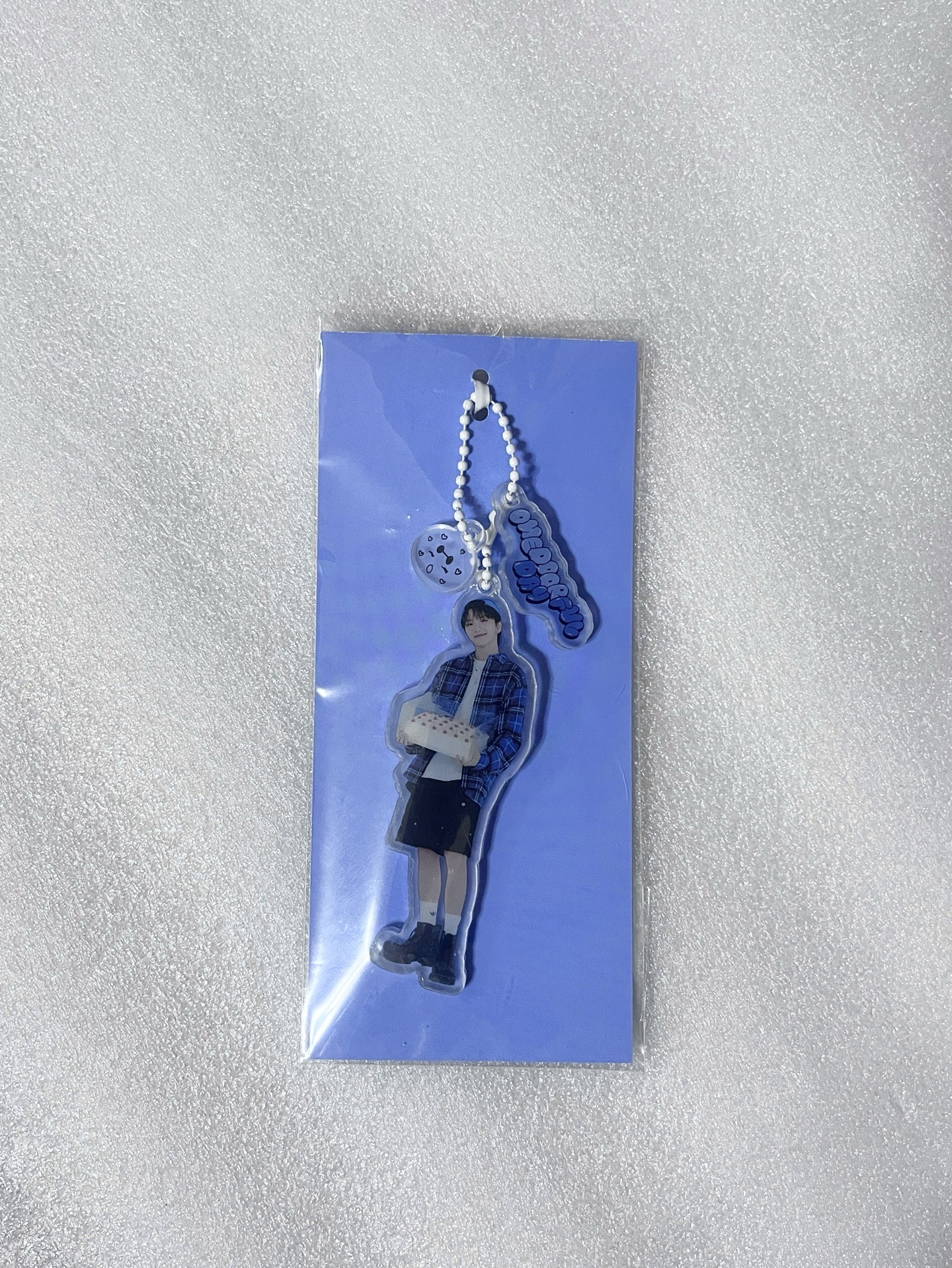 24fm 一週年飯咪 迷你壓克力吊飾 雲鶴