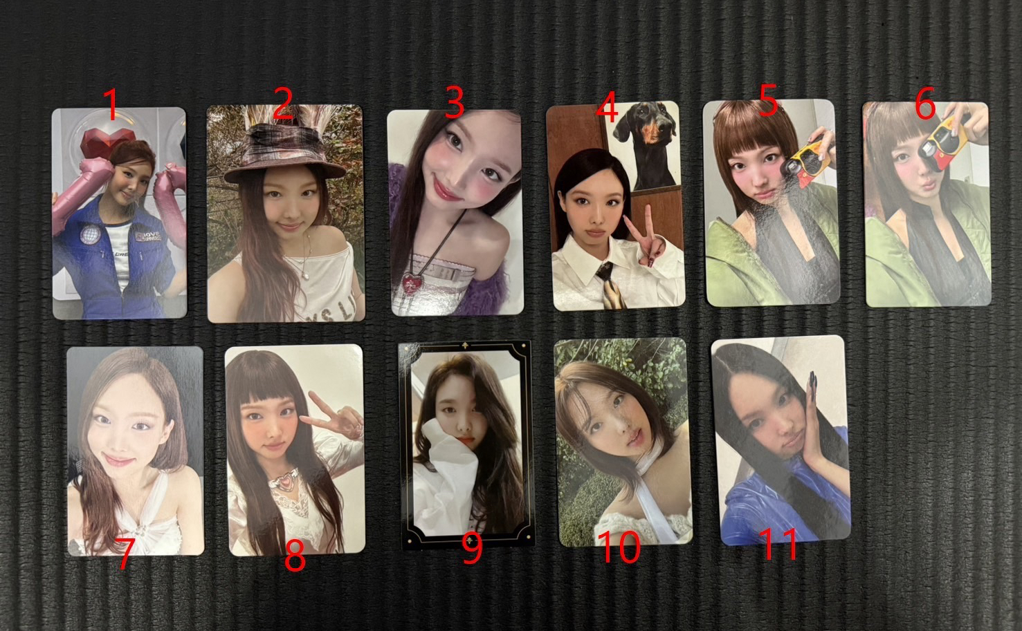 TWICE 娜璉 定延 MOMO 志效 官方小卡