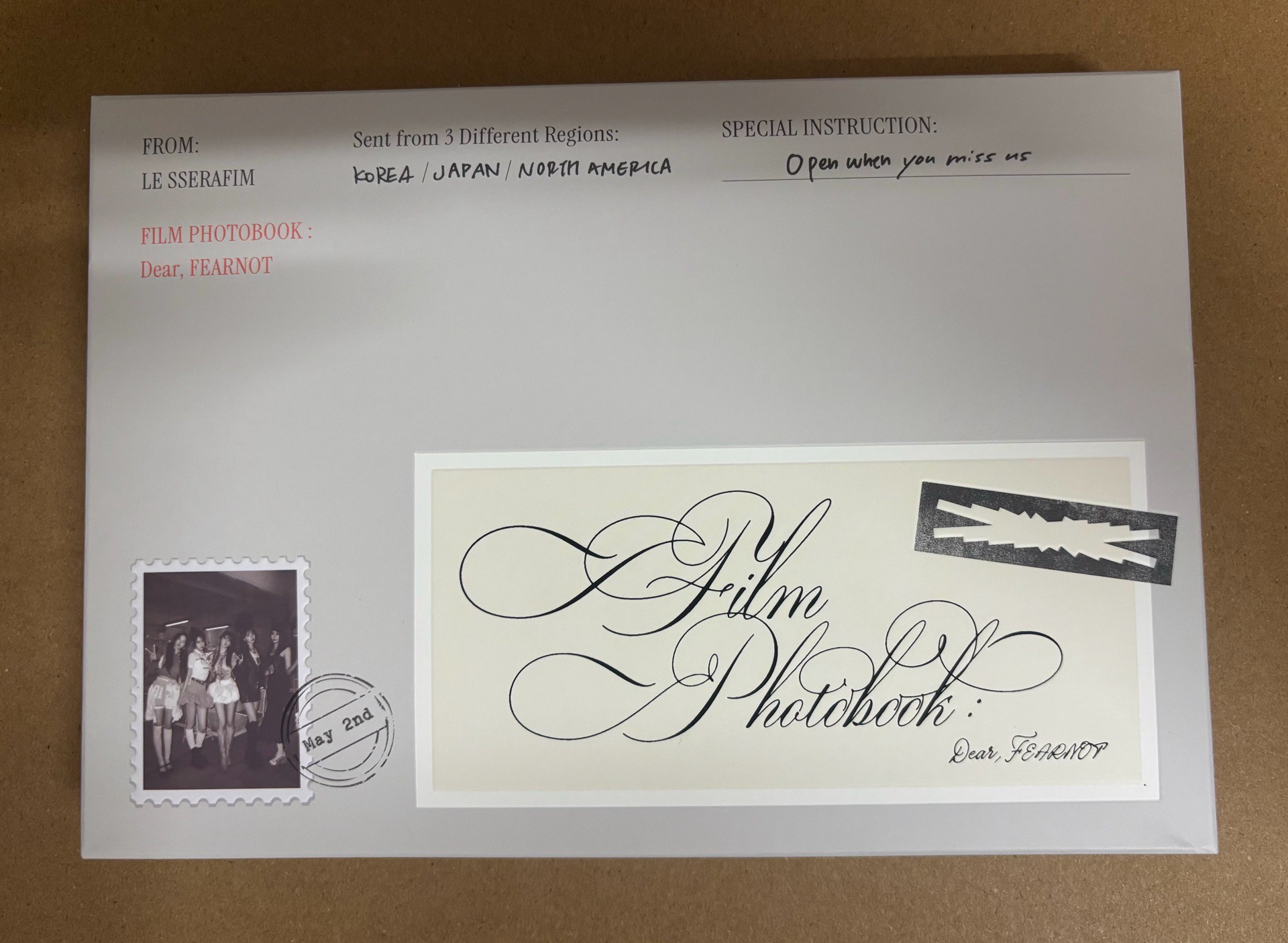 LESSERAFIM 膠片書（已拆）