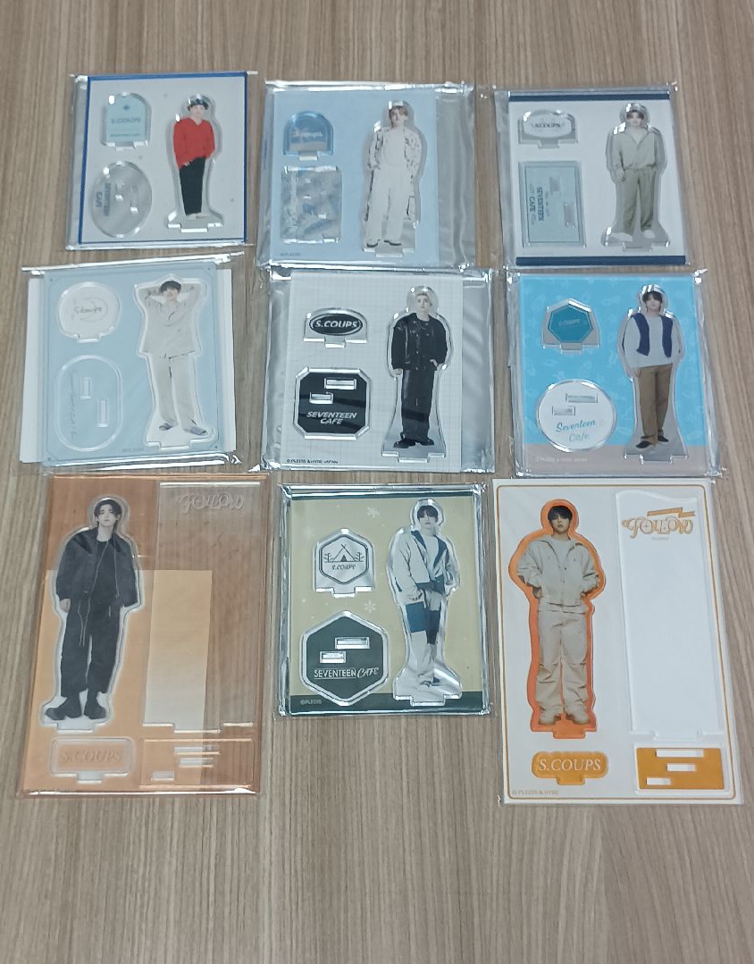 哲 壓克力立牌九個（咖啡廳和follow）