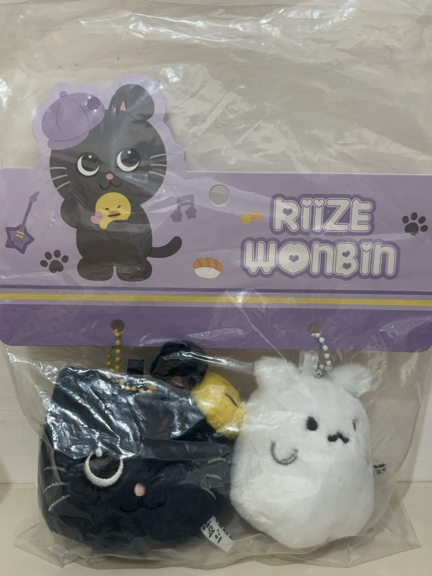 兔貓鴨吊飾 一組