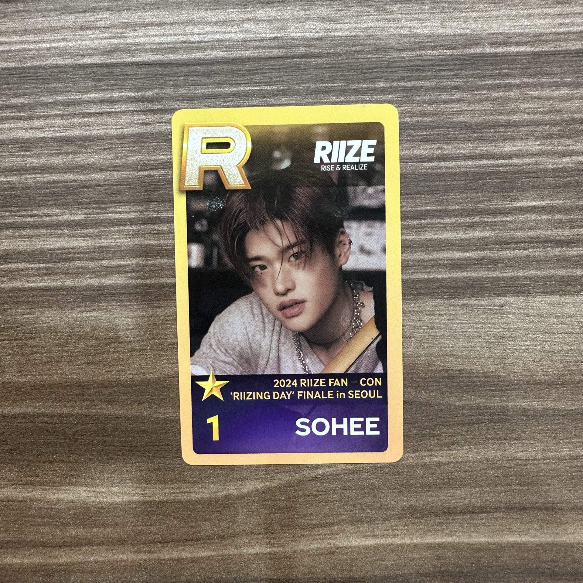 2024 Superstar SM 遊戲卡 RIIZING DAY 安可 任務卡