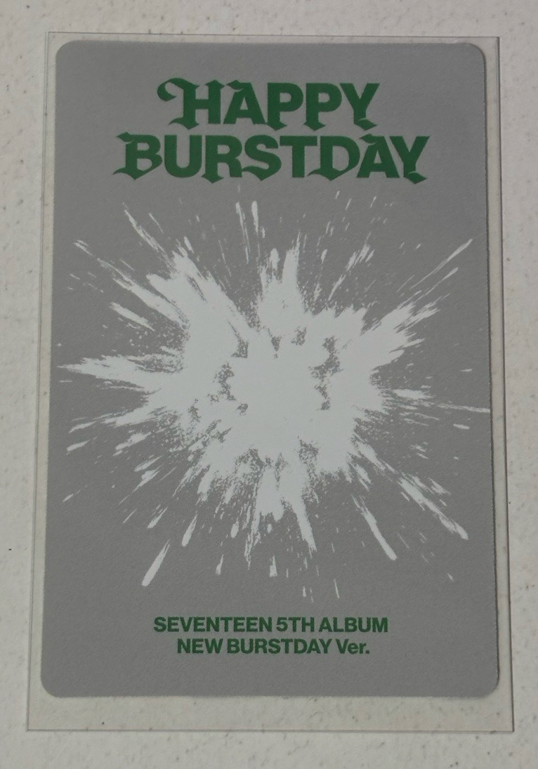 正五 專卡 NEW BURSTDAY ver.