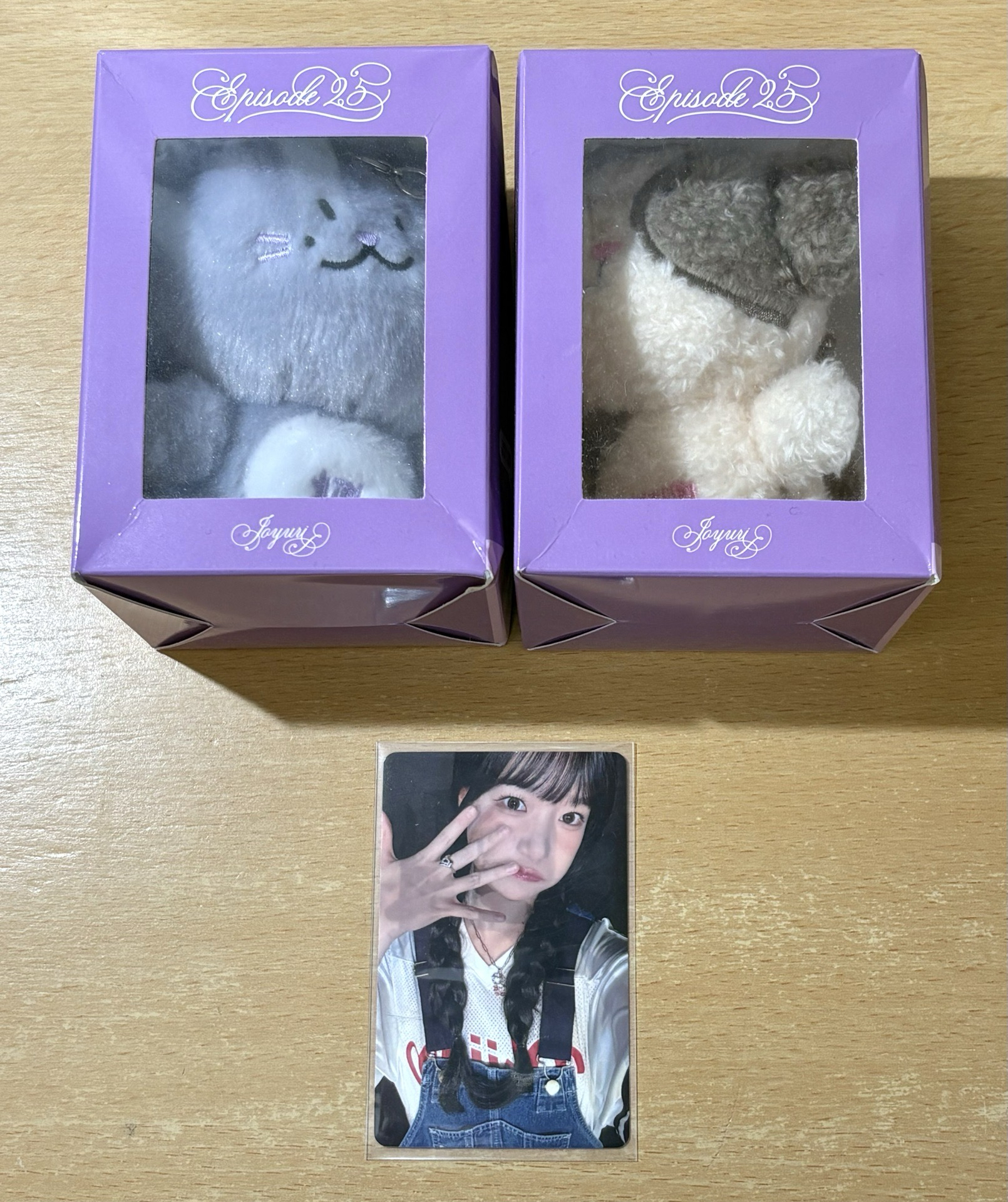 曺柔理 JO YURI Episode 25 第三張迷你專輯 狗狗 貓貓 娃娃 8/18 簽售 中簽卡 小卡