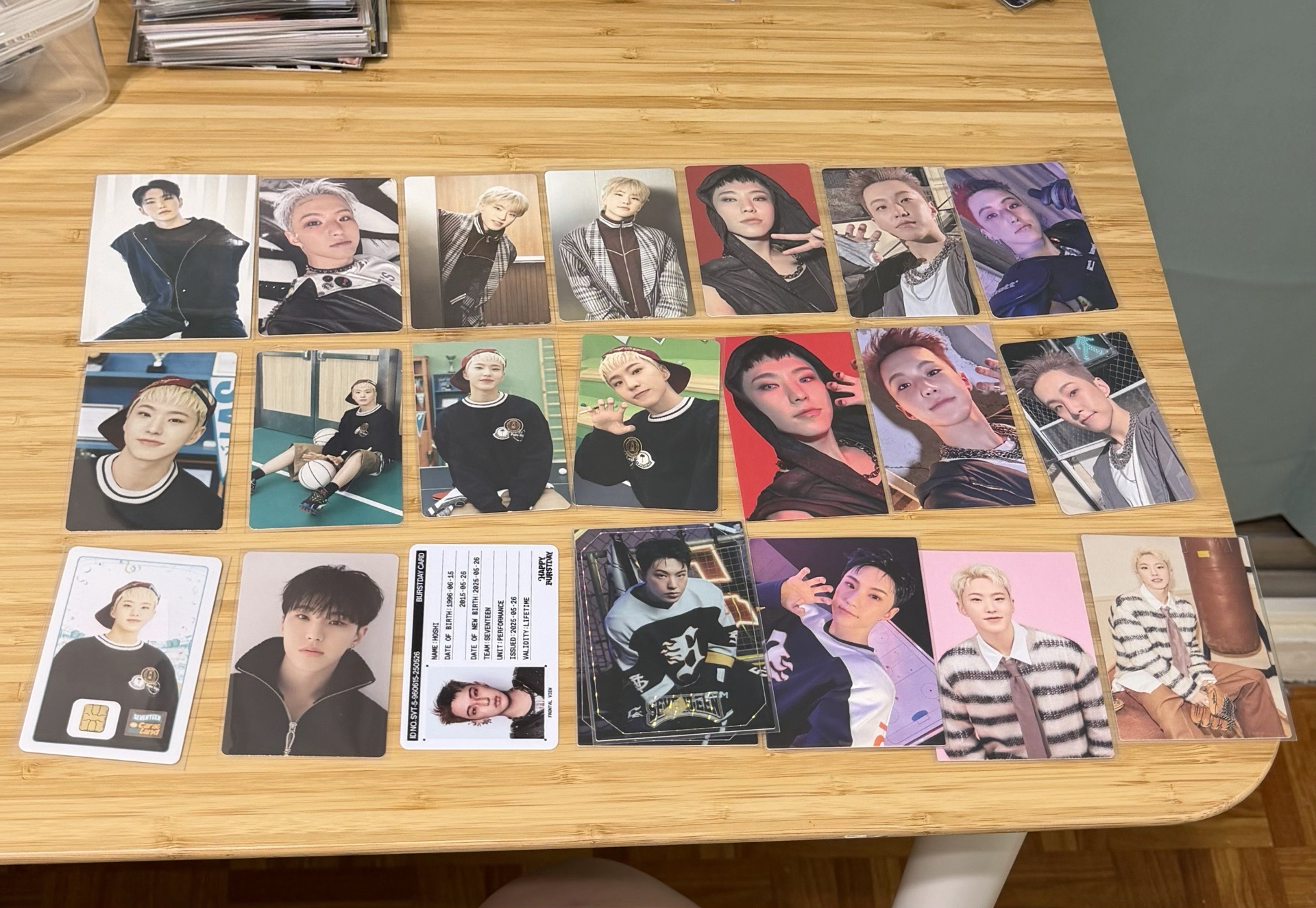 SEVENTEEN Hoshi 小卡們