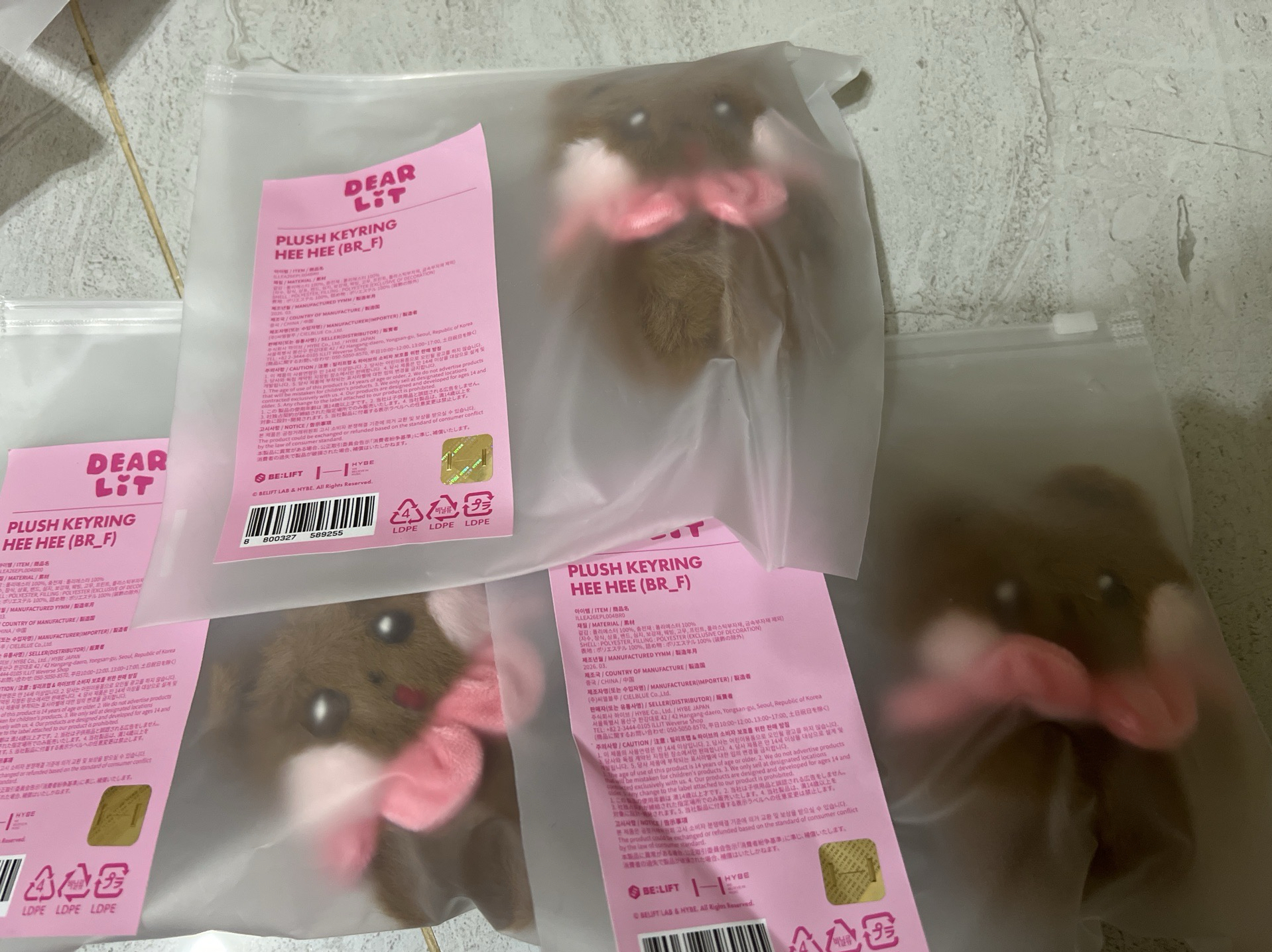 （全新未拆）二週年紀念 HEE HEE 娃娃玩偶 