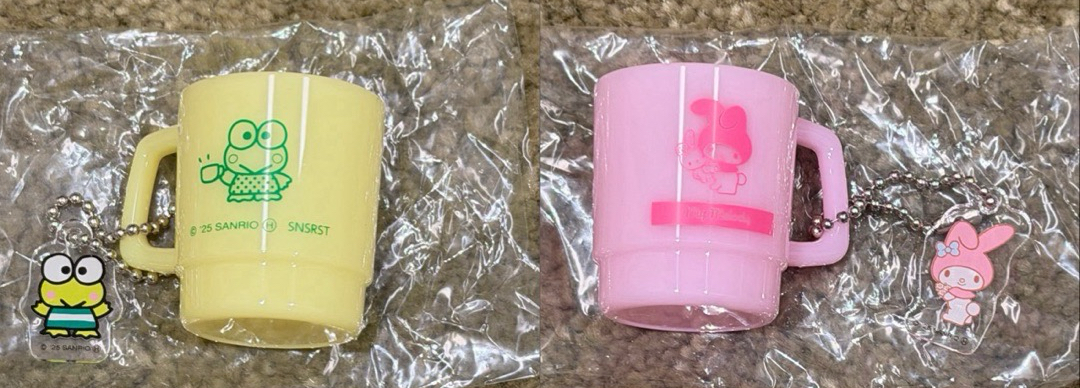 現貨🍭三麗鷗小杯子吊飾 大眼蛙 美樂蒂