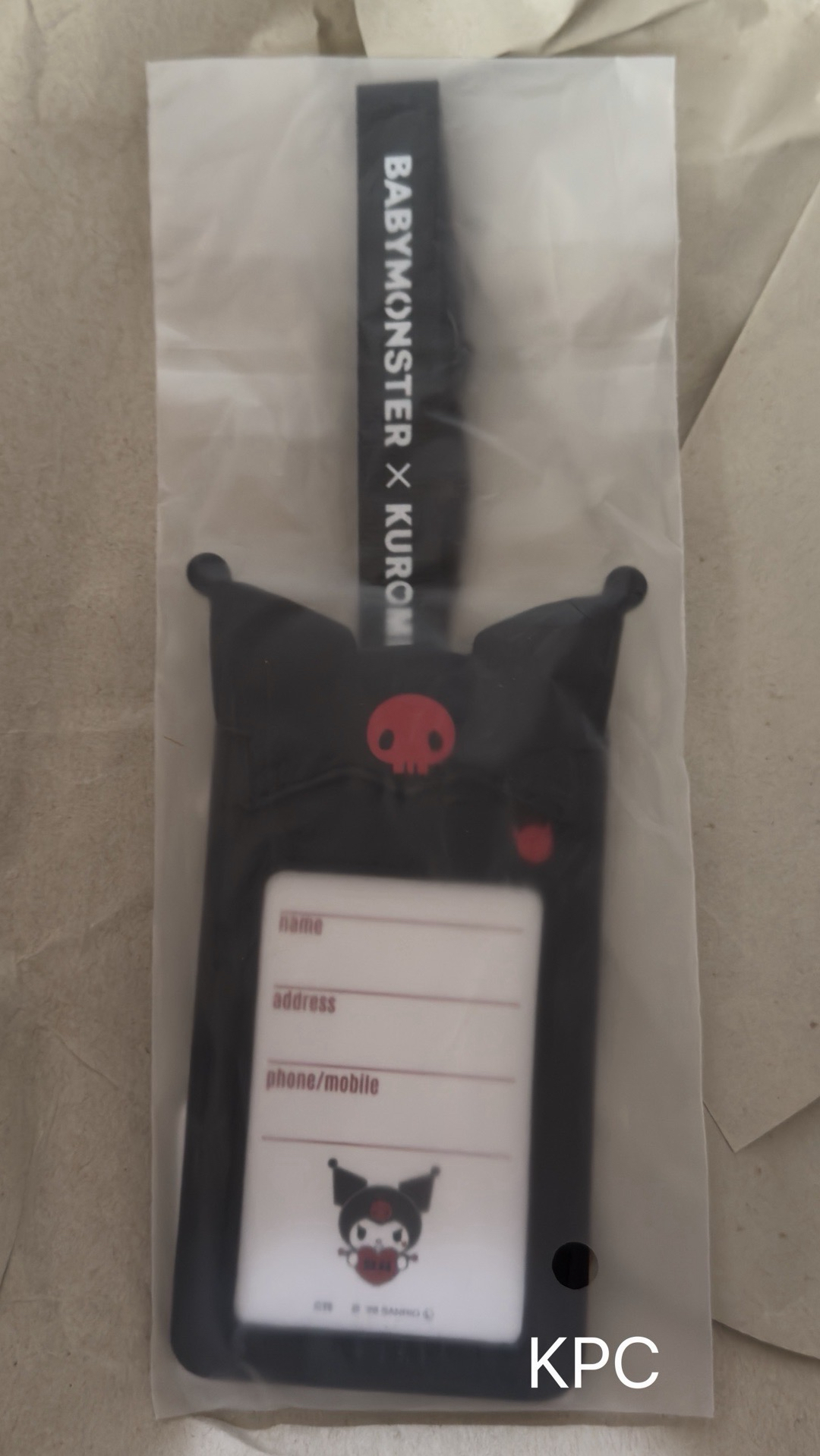 現貨 BABYMONSTER 酷洛米聯名 行李吊牌 全新未拆