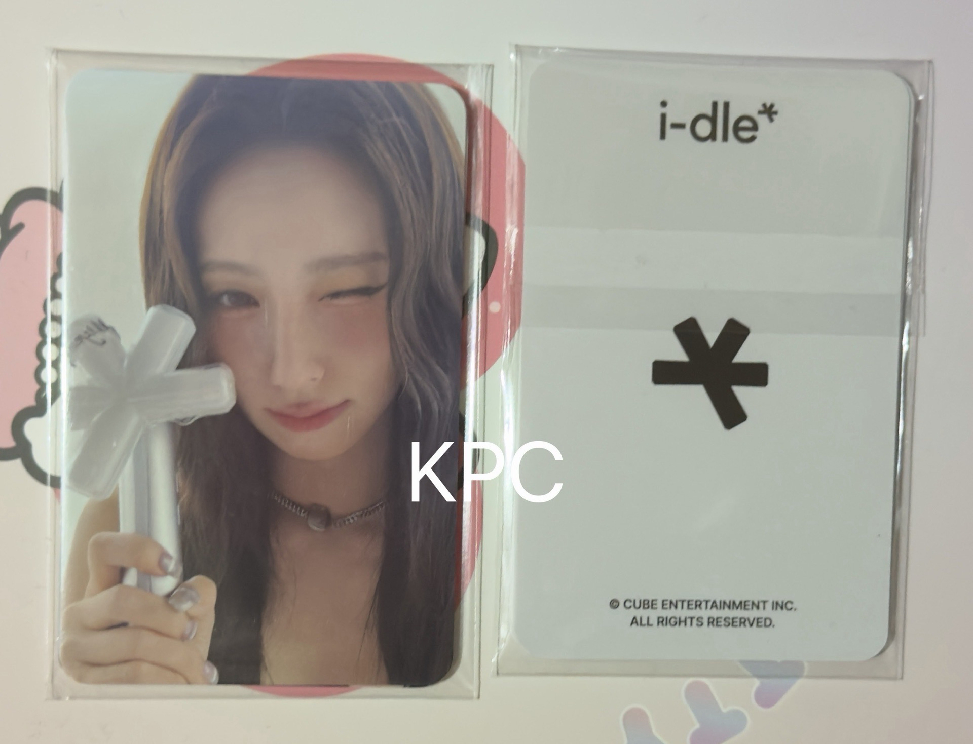 現貨 i-dle 手燈卡 全新未拆 一整套未拆