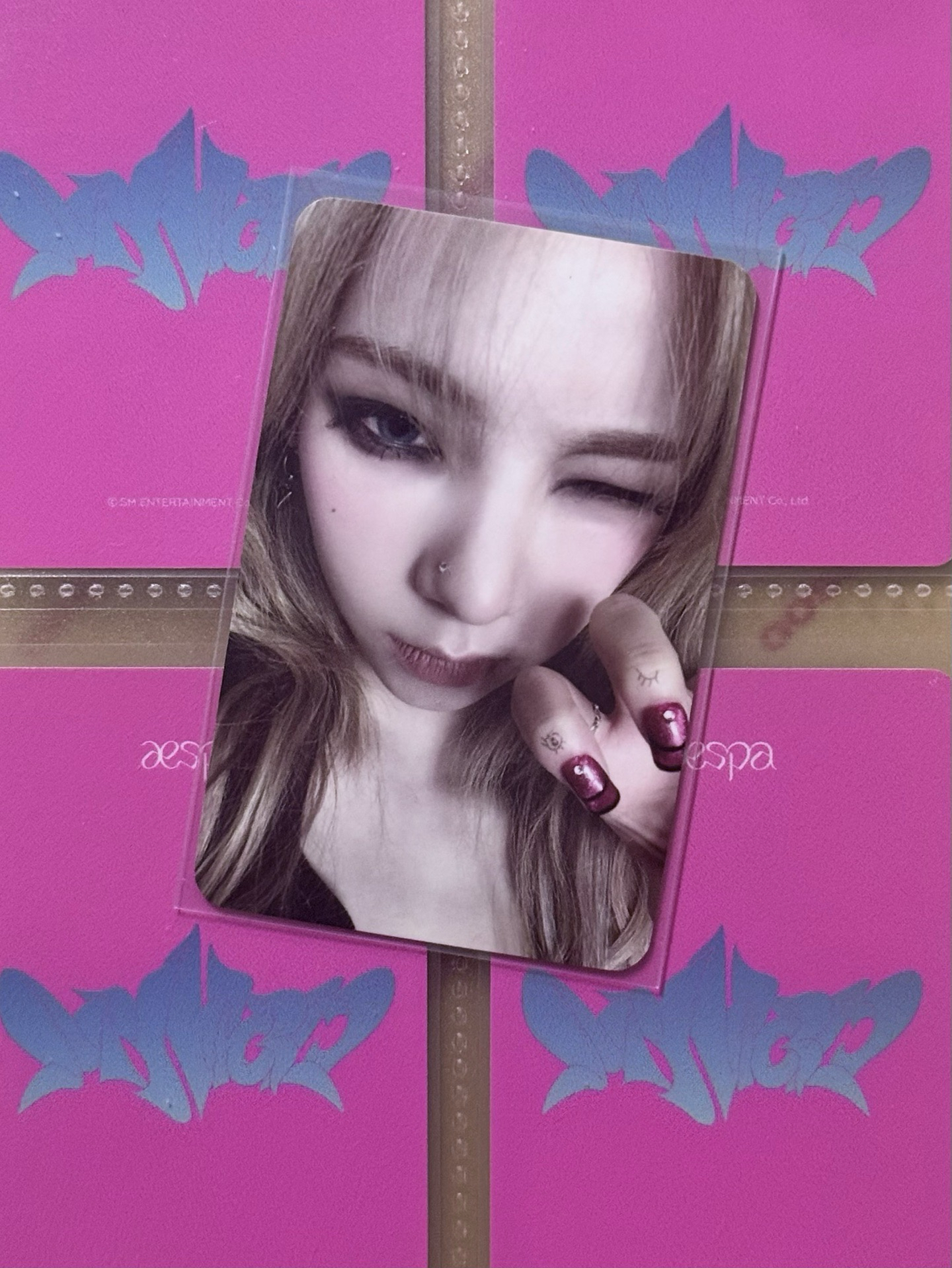 KARINA SR特典卡 中文卡背