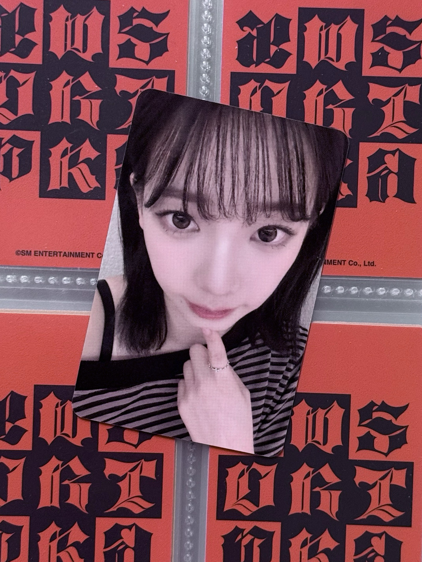 KARINA SR簽售卡 中文卡背