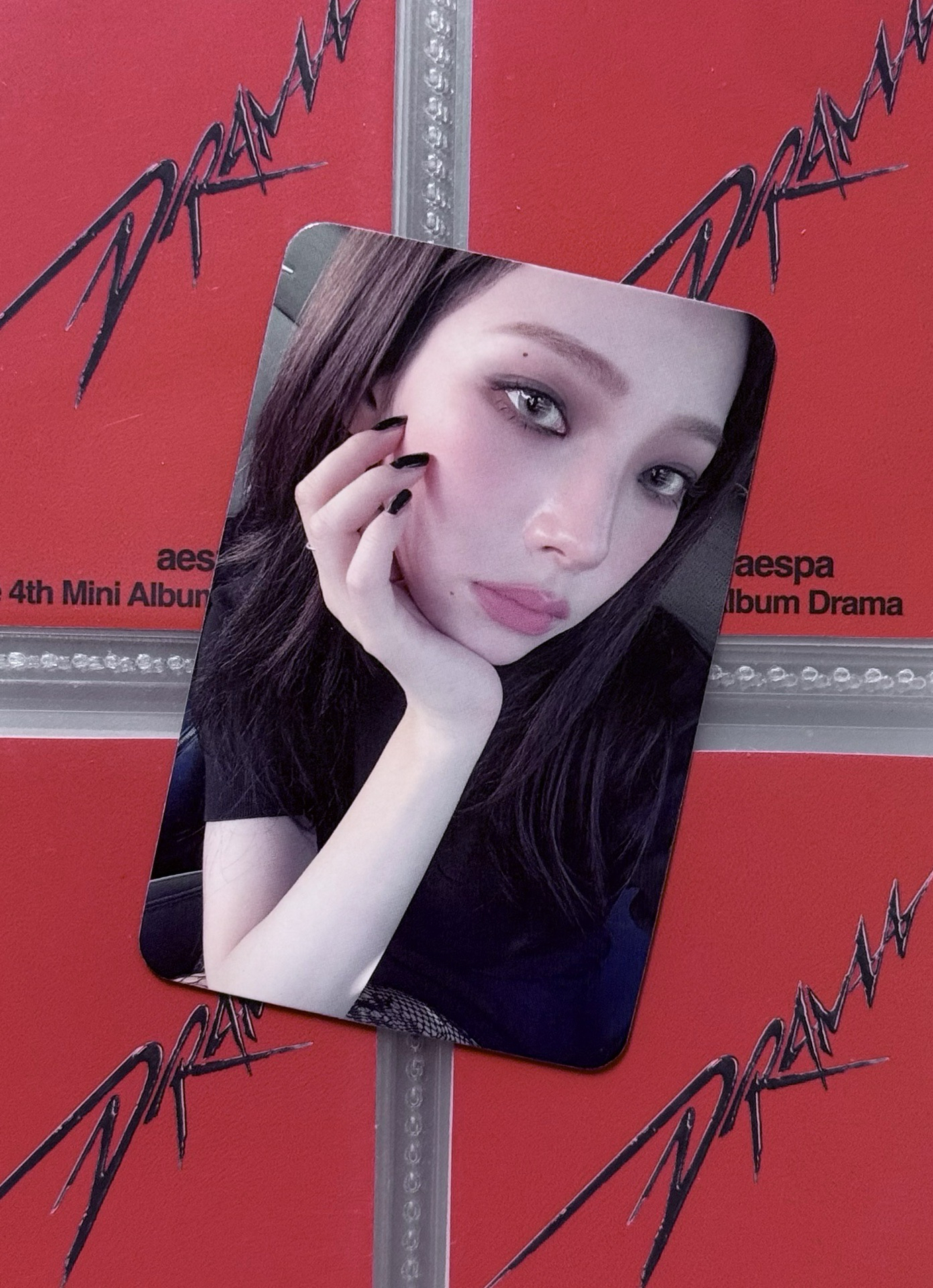 KARINA 愛豆驛站特典卡 中文卡背