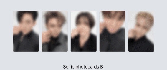 TXT 迷八 wvs單封特典一卡+一專