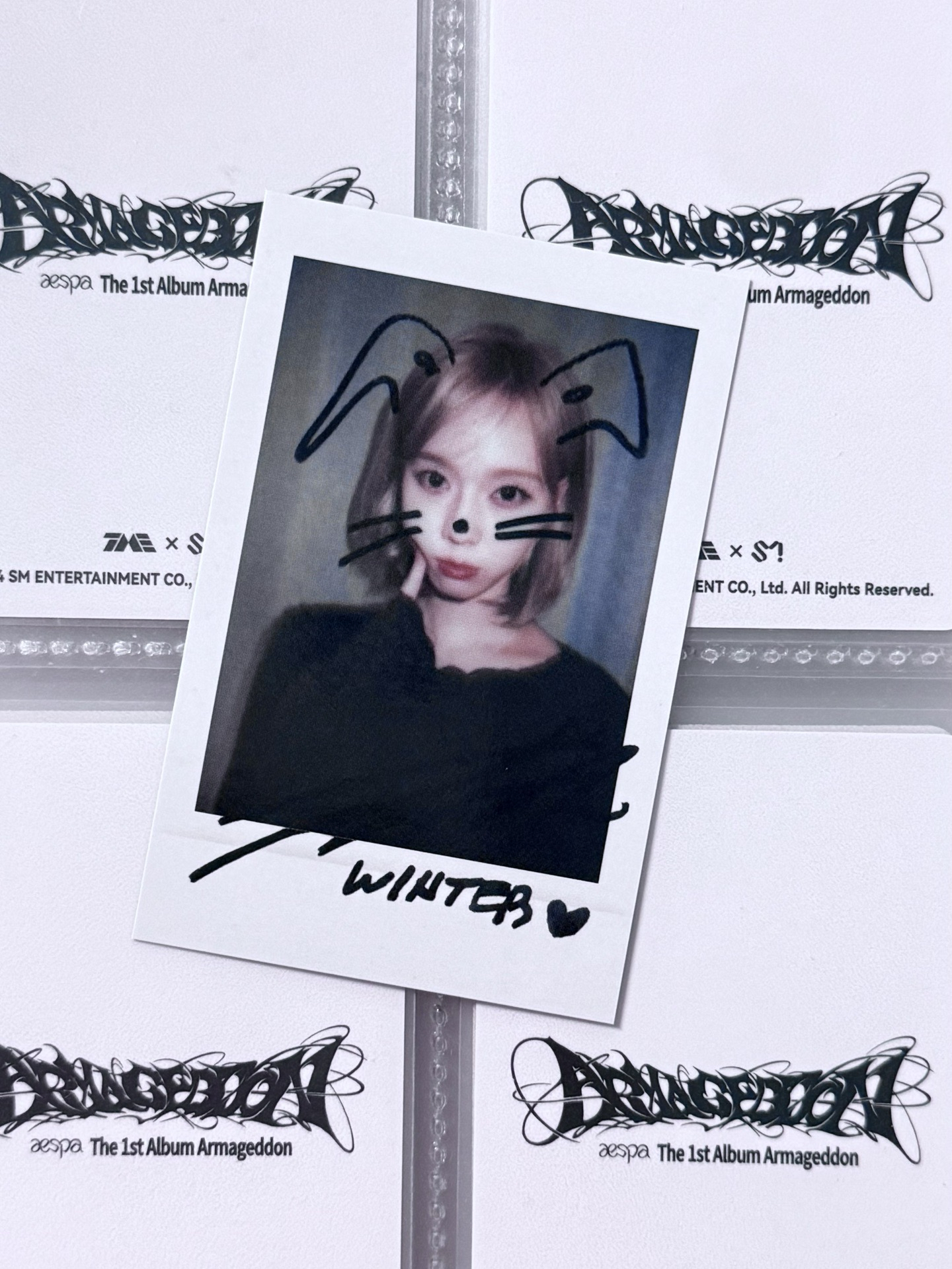 WINTER KMS簽售復刻拍立得