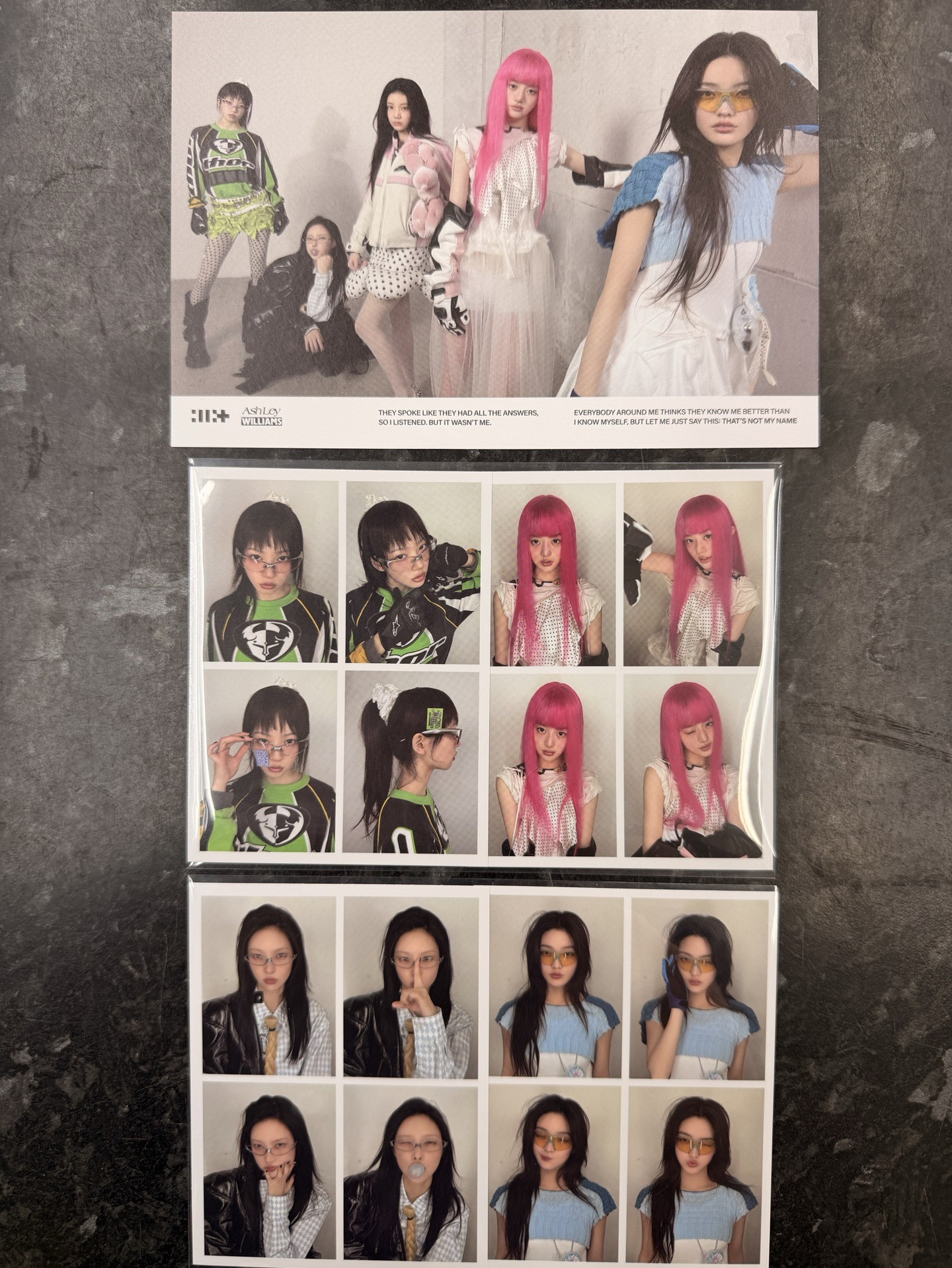 NOT CUTE ANYMORE NOT MY NAME ver. ID photo 